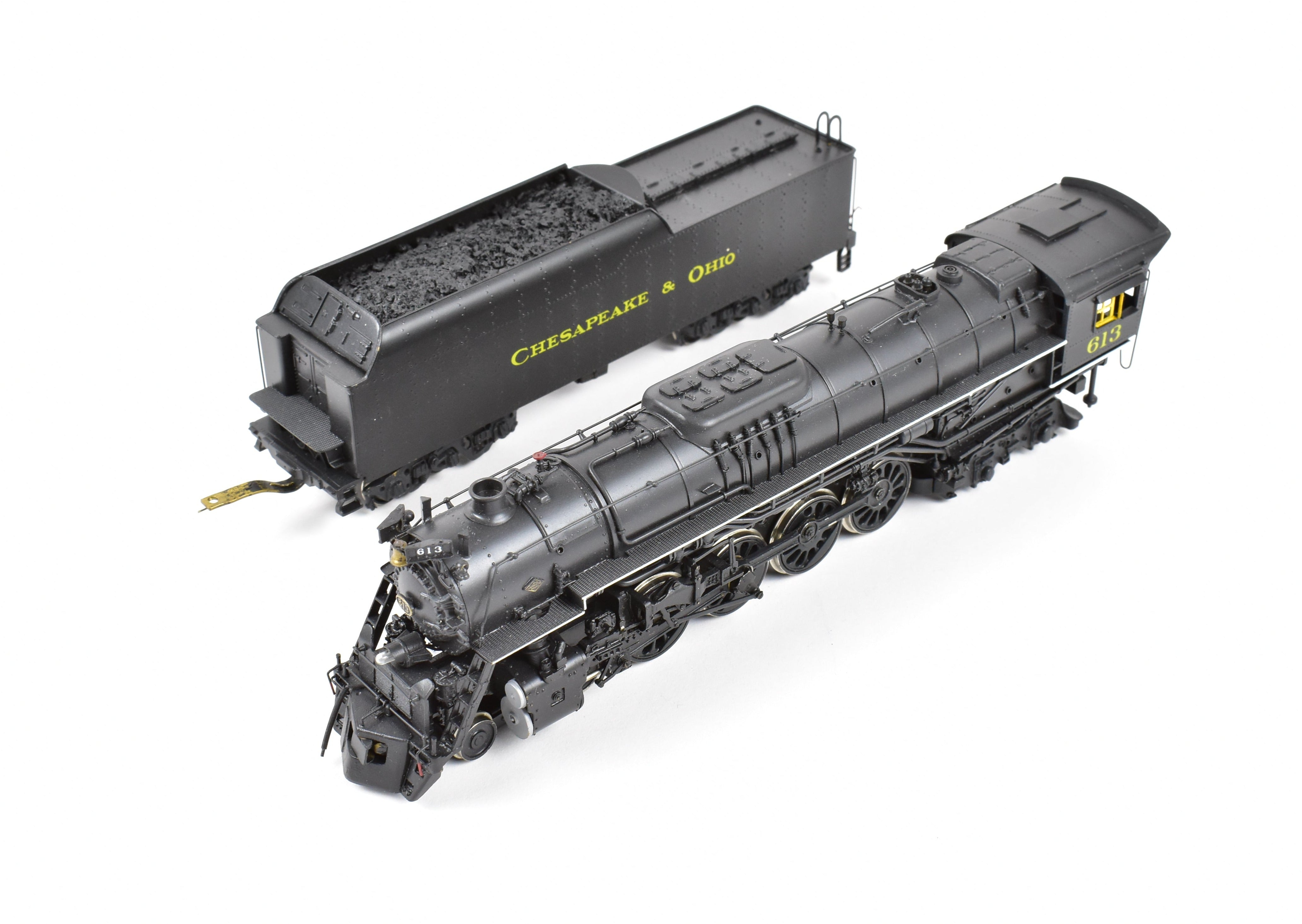 HO Scale Brass Gem C&O Chesapeake & Ohio 4-8-4 J-3a No. 613 Custom Painted
