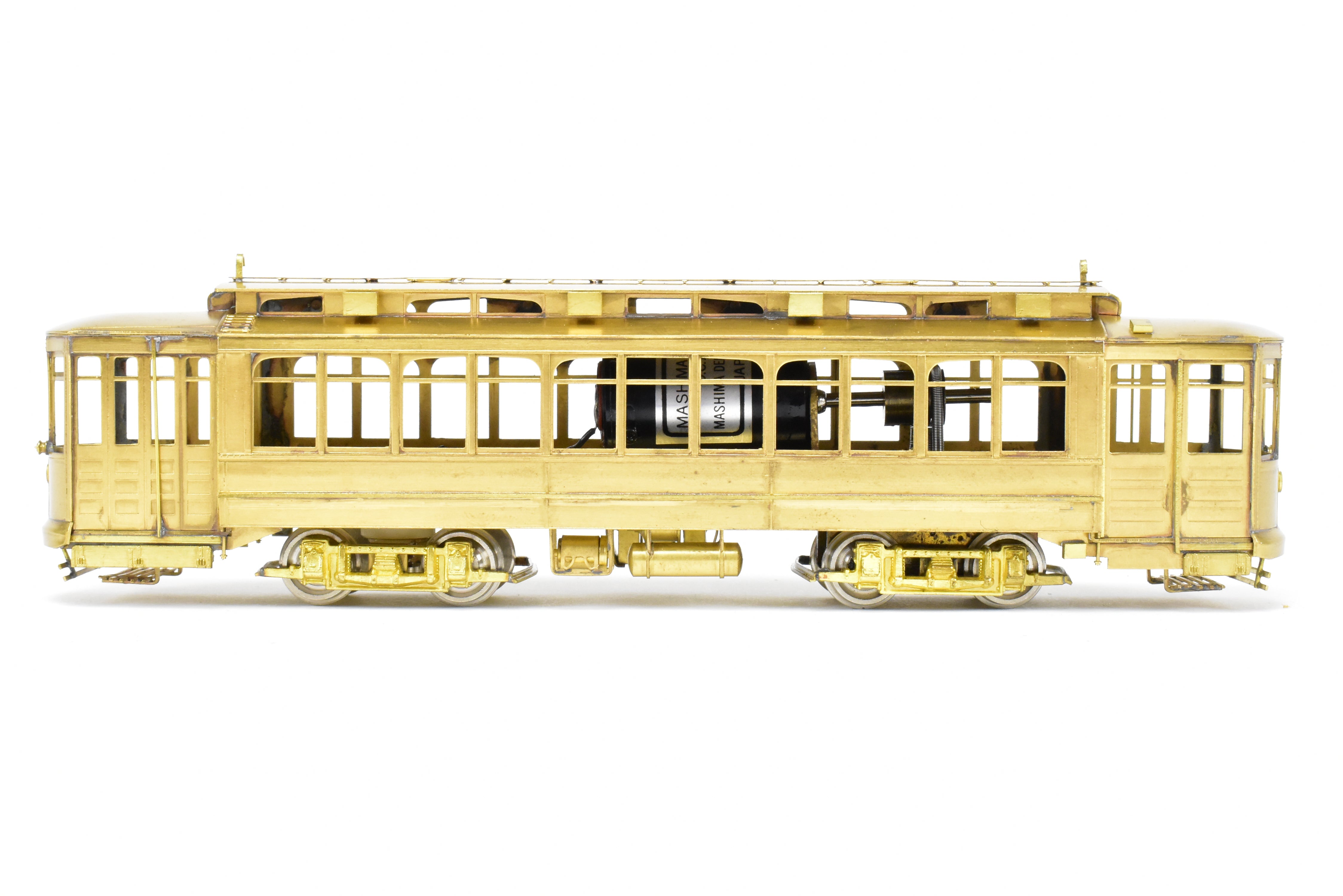 High - Quality HO Scale Brass Chicago Surface Lines Short Brill Car Model 347 CSL by Fairfield Traction Models