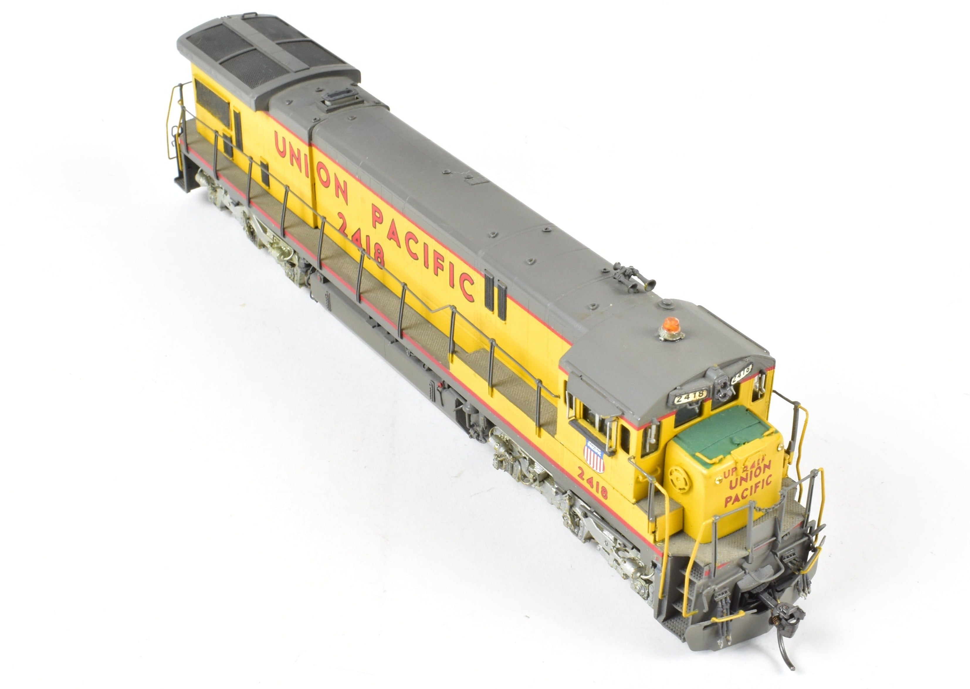 HO Scale Brass Diesel Locomotive Model - Overland Models, Inc. Union Pacific GE C - 30 - 7 with 4 - Window Cab and without Anticlimber CP