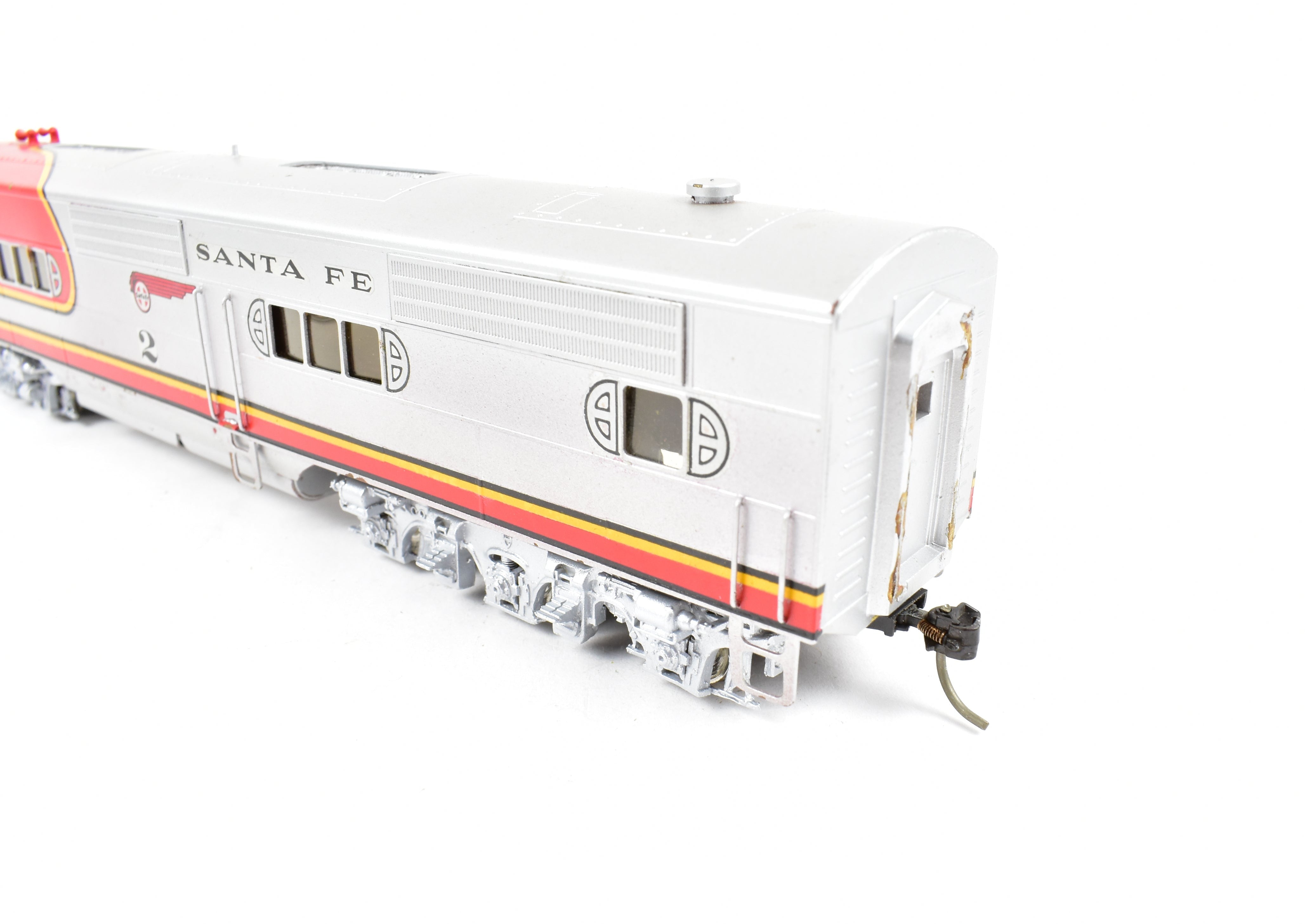 HO Scale Brass Hallmark Model Train Sets - ATSF Santa Fe EMC E - 1 A/B Powered Set with Upgraded Drives and Custom Painting