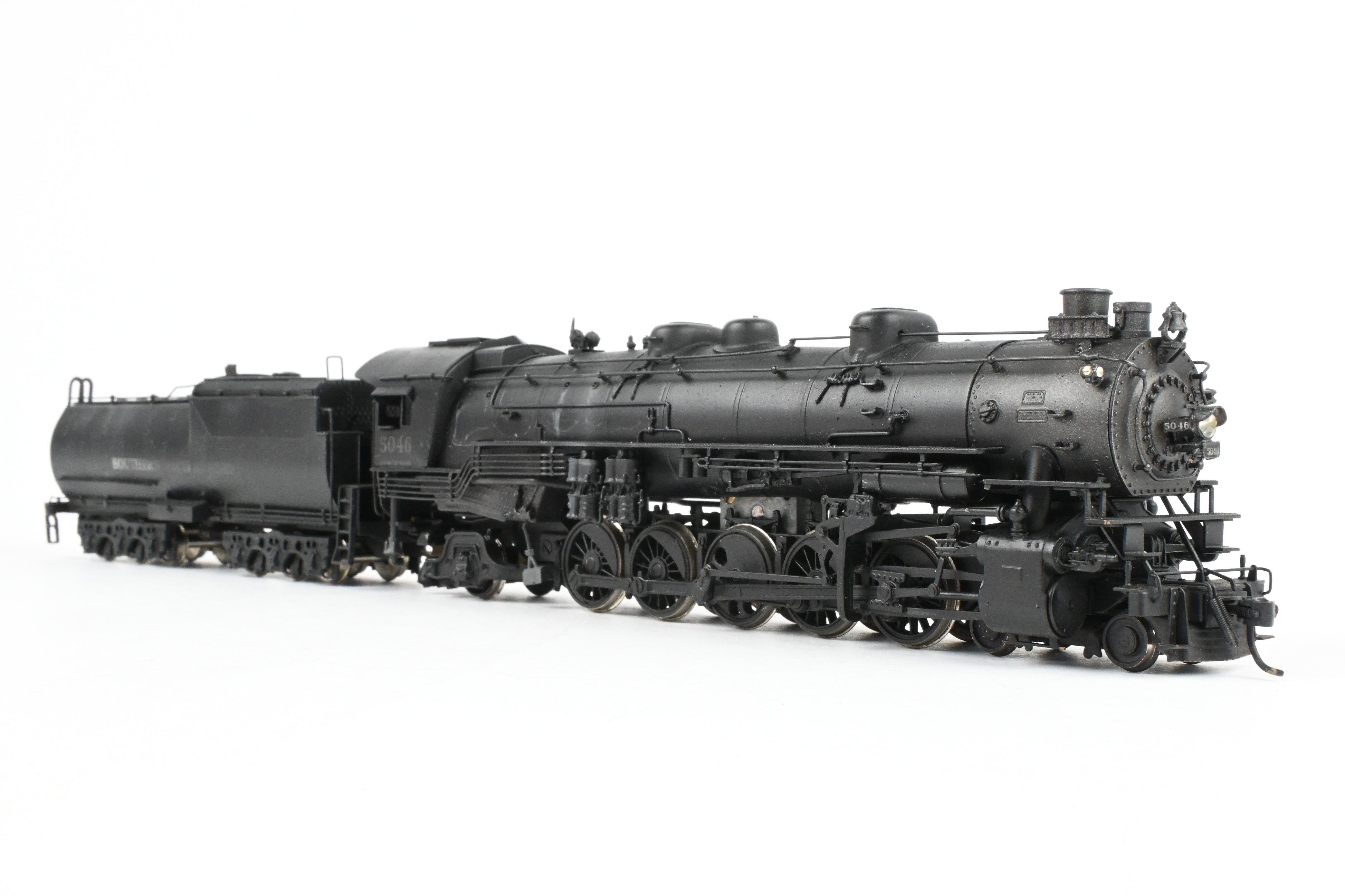 HO Scale Brass Westside SP-1 4-10-2 CP Model #5046 with Heavy Weathering