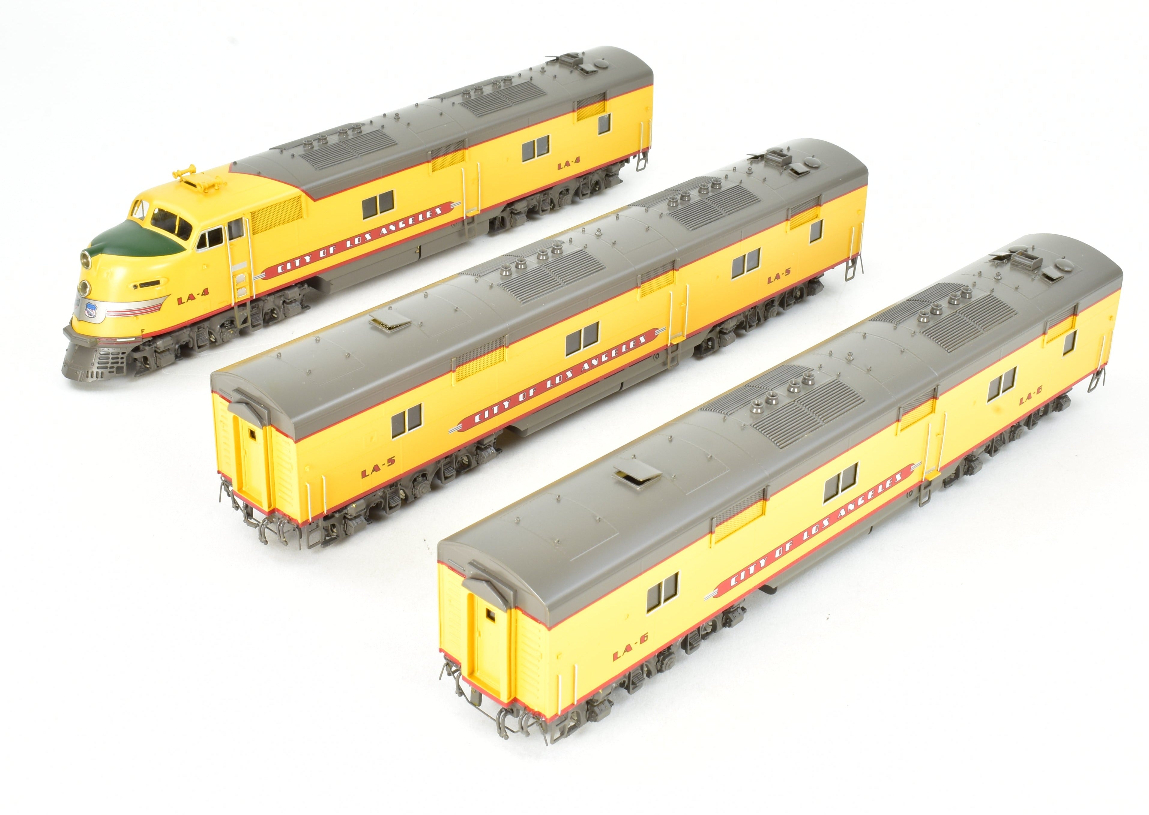 HO Scale Brass Locomotive CON CIL - Challenger Imports UP - Union Pacific COLA - City of Los Angeles EMD E6 A/B/B Set Freight Passenger Model Train