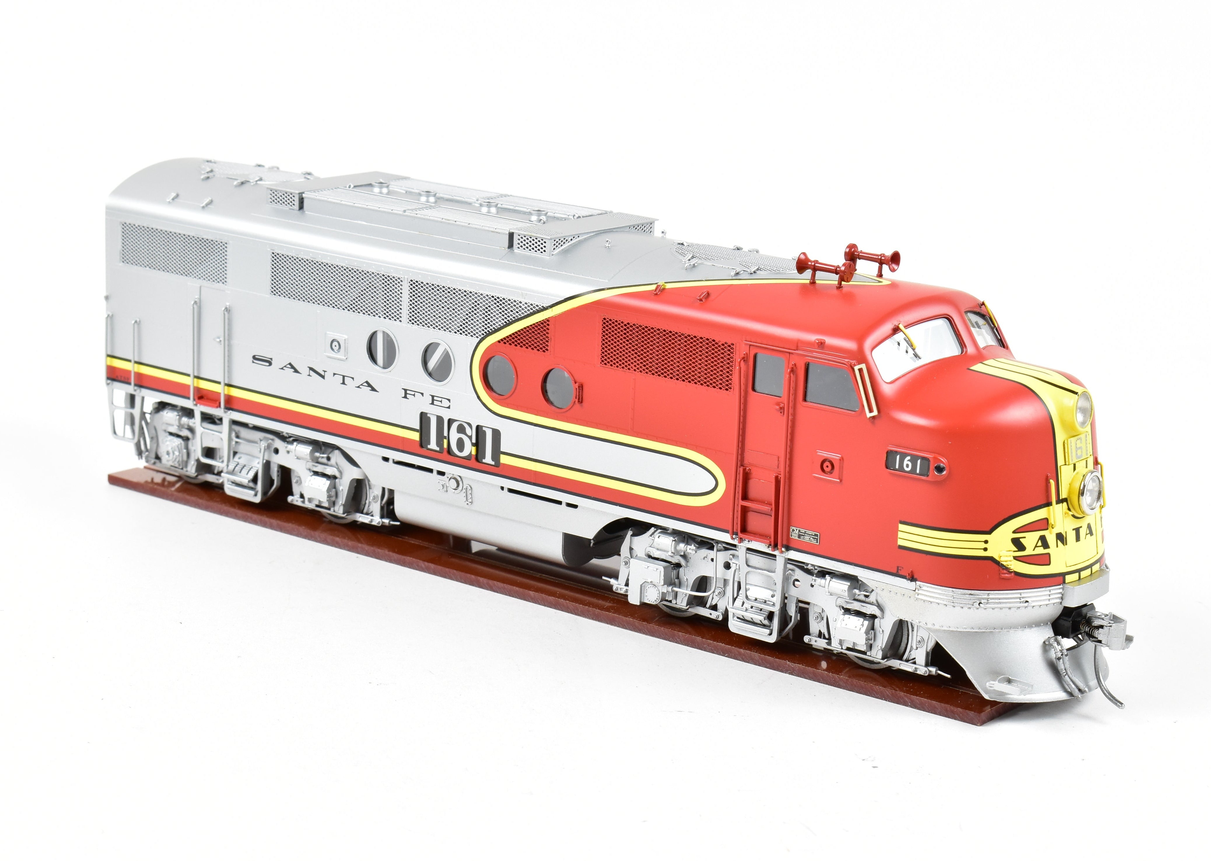 O Scale Imported Brass Key Model Imports AT&SF - Santa Fe EMD FT A-B Set with Factory-Painted Warbonnet for Model Trains