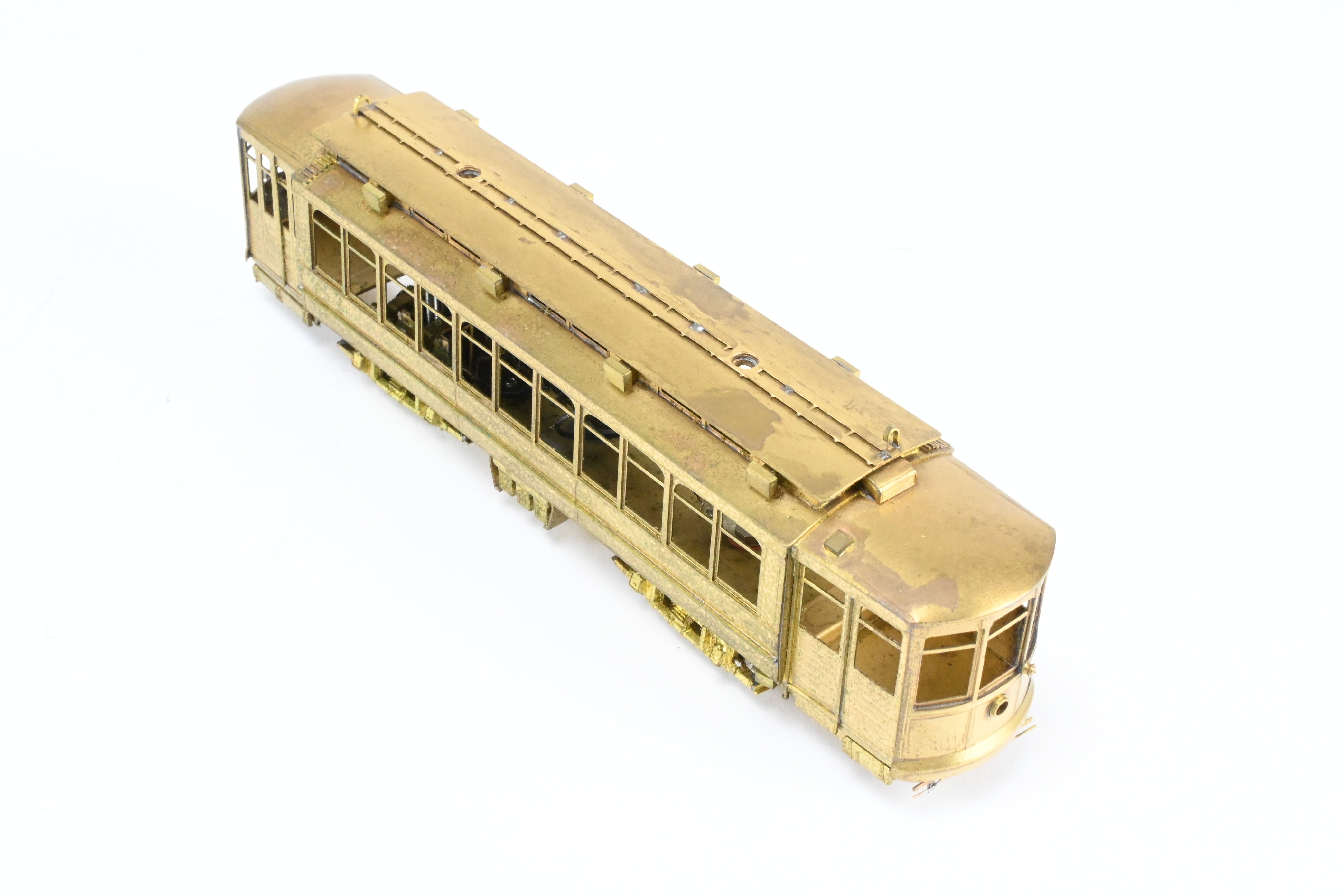 HO Scale Brass Chicago Surface Lines 346 City Big Brill Car Model by Fairfield Models without Trolley Poles