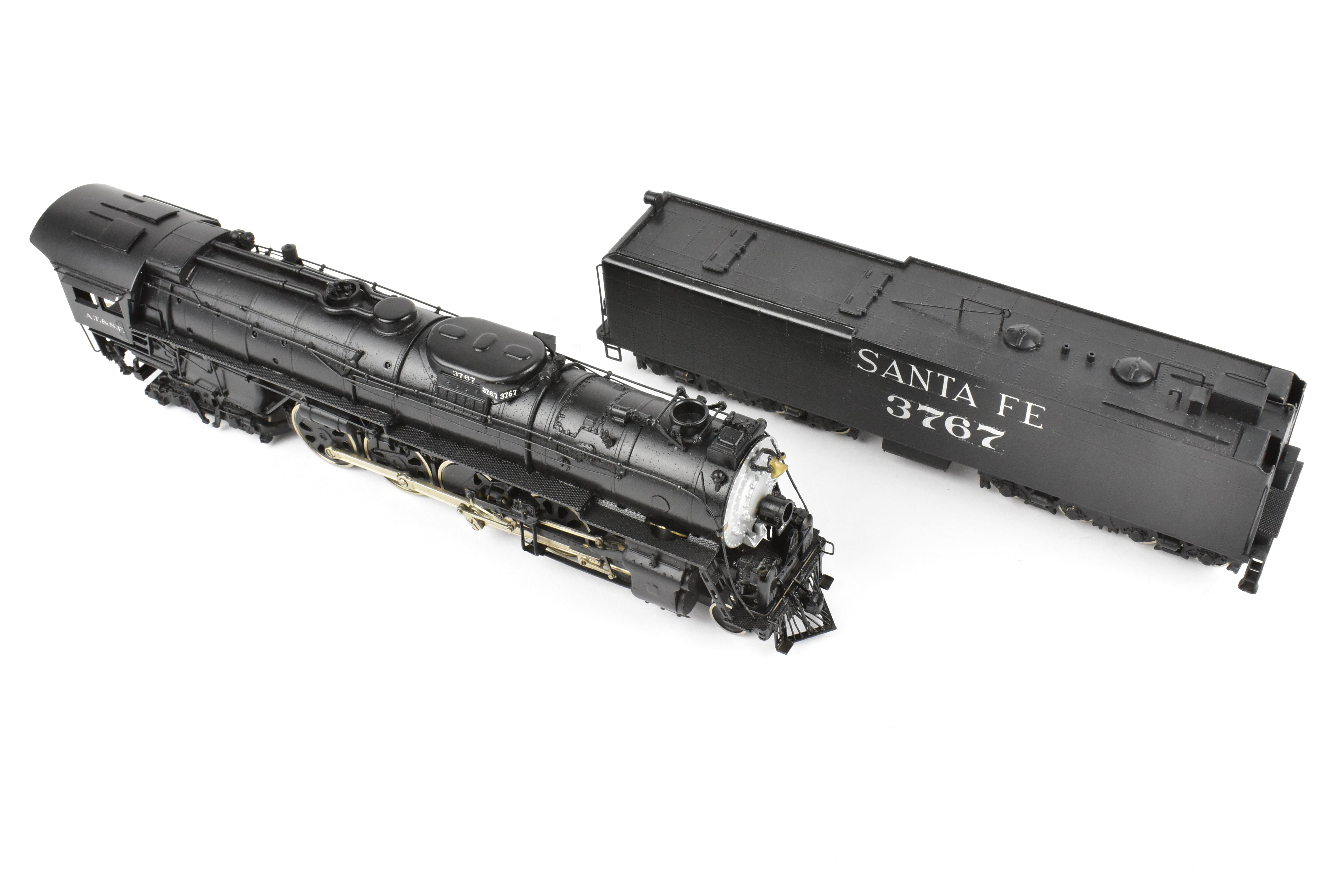 HO Scale Brass PFM - United Model Train ATSF - Santa Fe 4-8-4 Northern Early Run Locomotive CP #3767