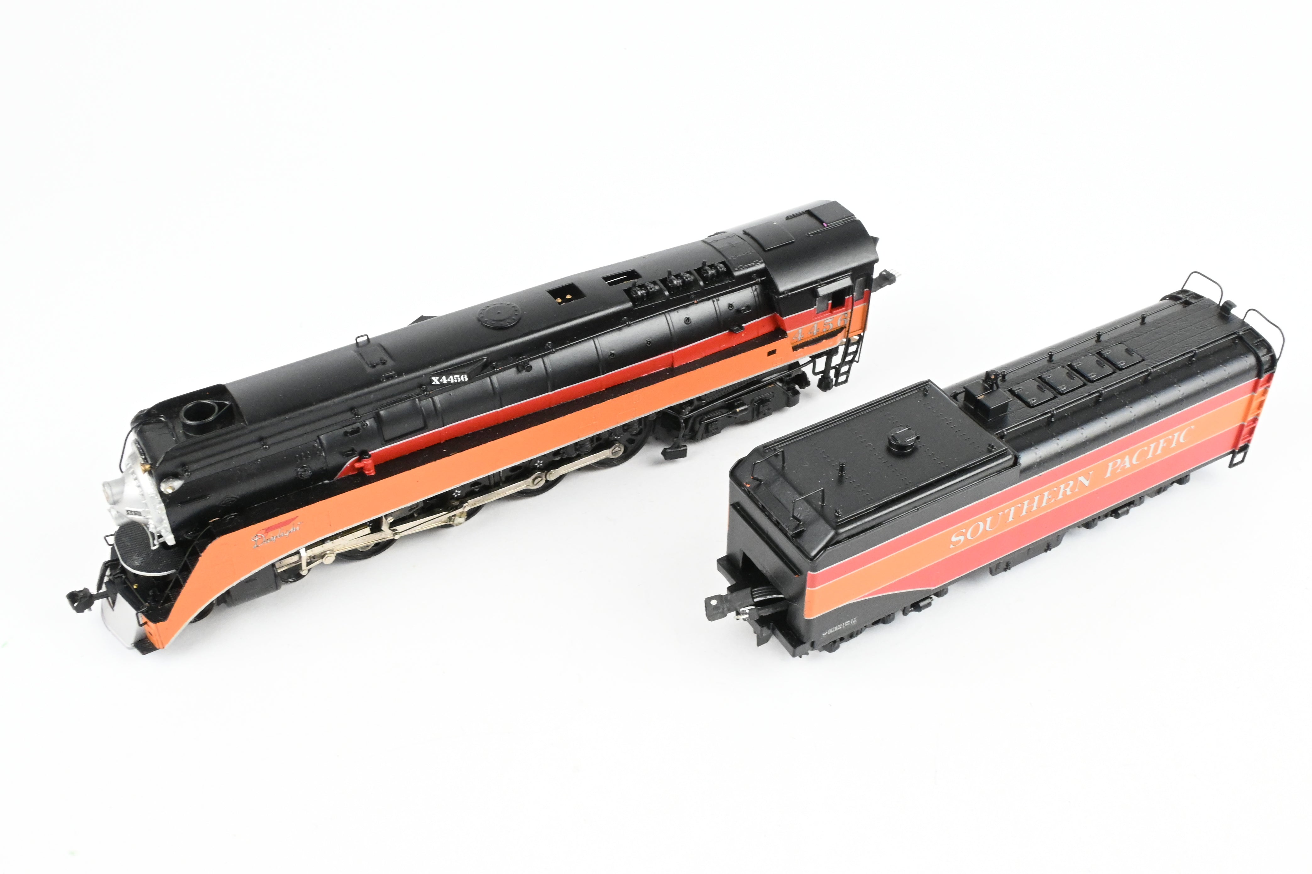 HO Scale Brass Model Train by Westside Model Co., Representing Southern Pacific Class GS - 4 4 - 8 - 4 Locomotive, Factory Painted in Daylight Scheme with #4456, Equipped with Tsunami2 DCC and Sound System