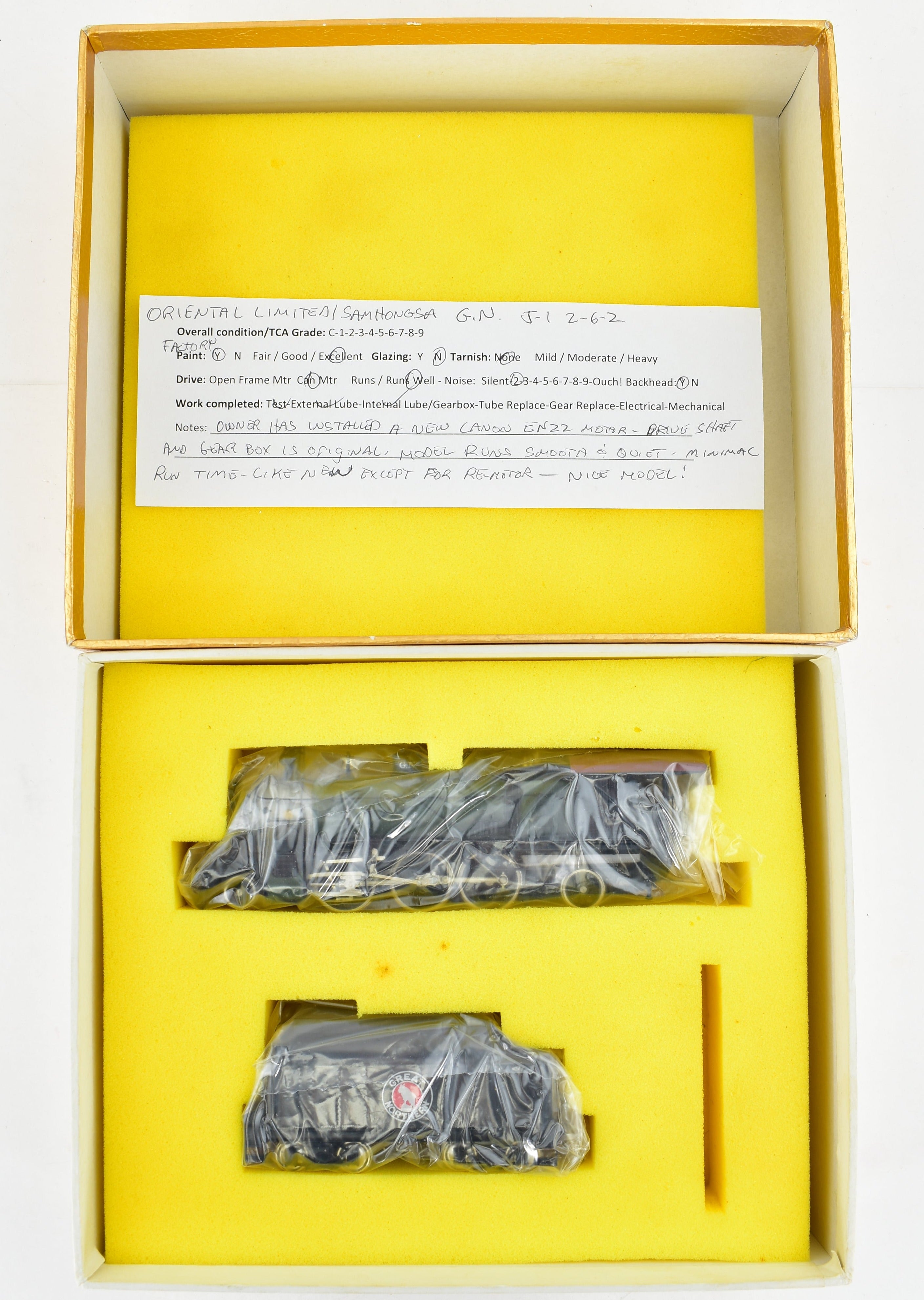 HO Scale Brass Great Northern 2-6-2 Class J-1 FP with Green Boiler Jacket