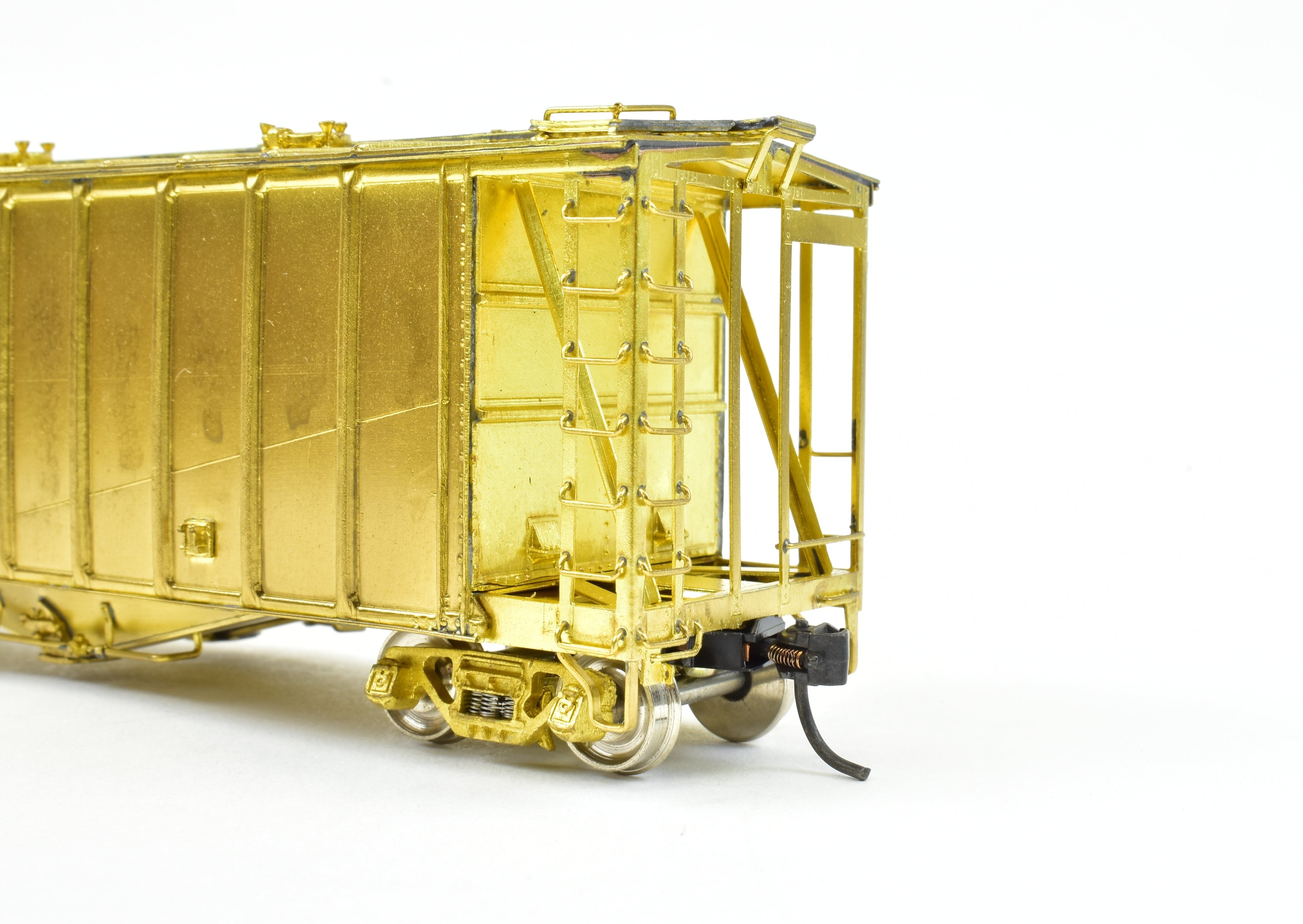HO Scale Brass Airslide Covered Hopper Model by Overland Models, Inc. for Various Roads
