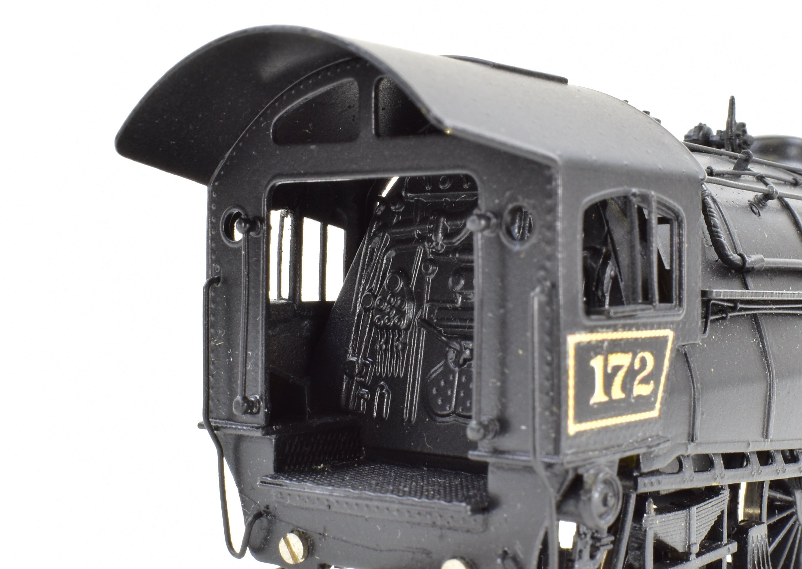 HO Scale Brass Model Train - Empire Midland Reading G2sa #175 4-6-2 Pacific Steam Locomotive CP No. 172 Equipped with Northwest Short Line (NWSL) Gearbox