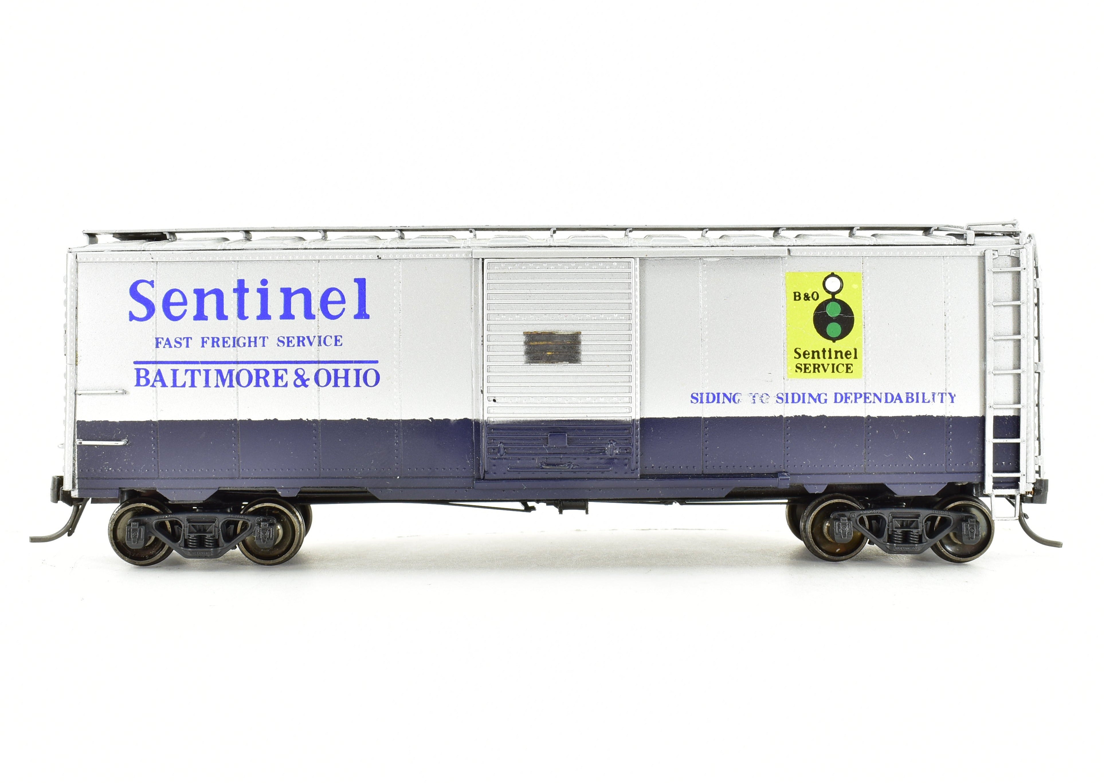 1990 HO Brass PSC Baltimore & Ohio 40' Single Door Boxcar with Kadee Upgrades
