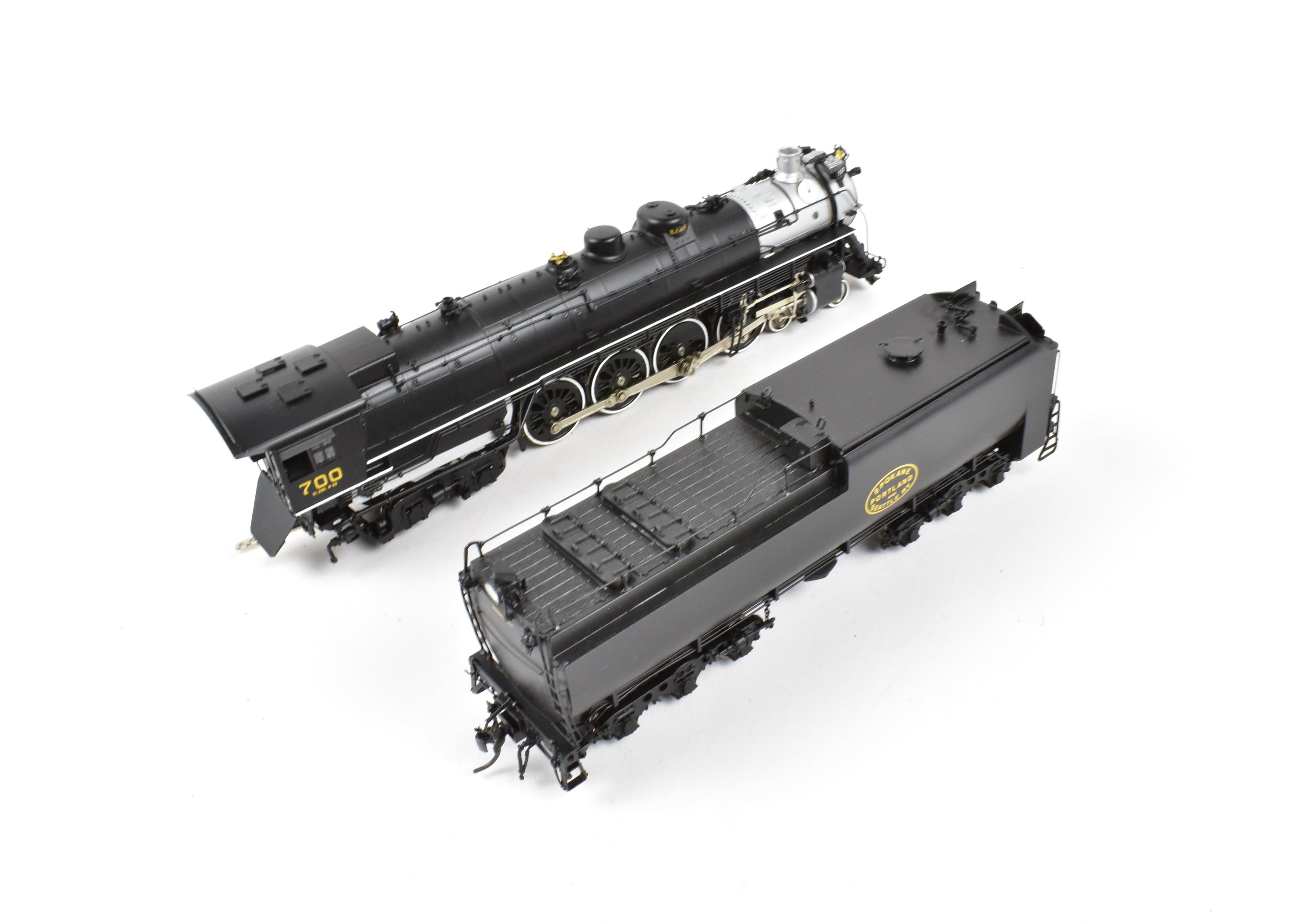 Sunset Models HO Brass SP&S E-1 4-8-4 FP #700 with QSI DCC & Sound