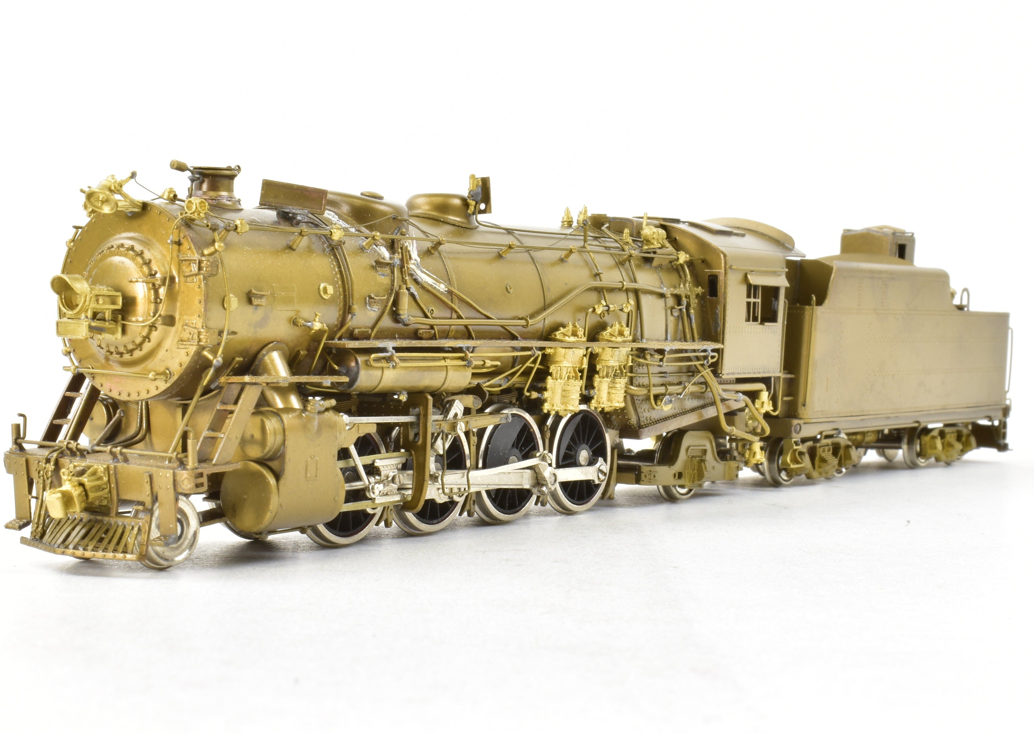 HO Scale Brass Hallmark Models Missouri Pacific 1400 Series 2-8-2 Mikado Steam Locomotive Model