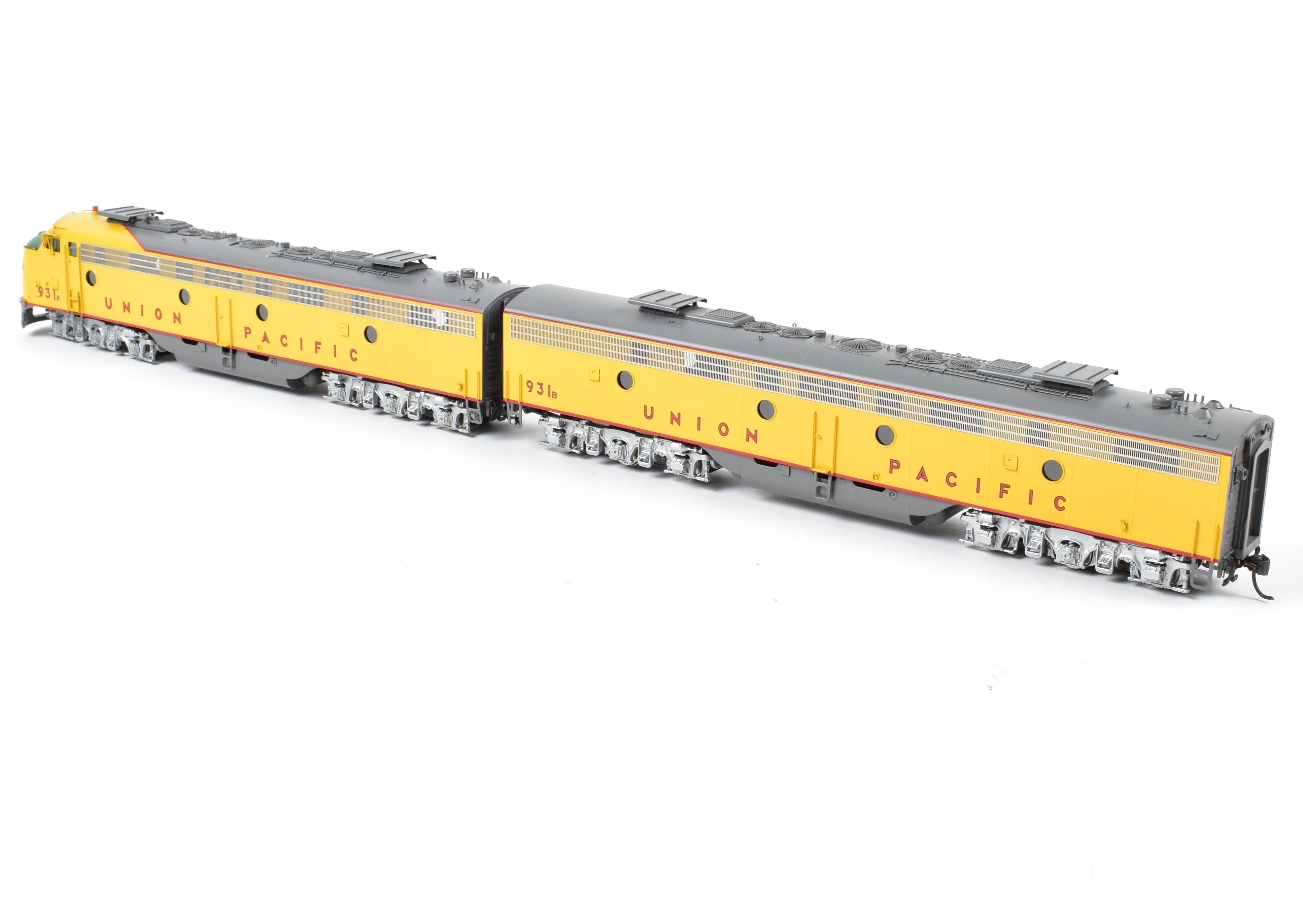 HO Scale Brass Union Pacific EMD E8 A/B Set Model Train - Challenger Imports Premium Collection