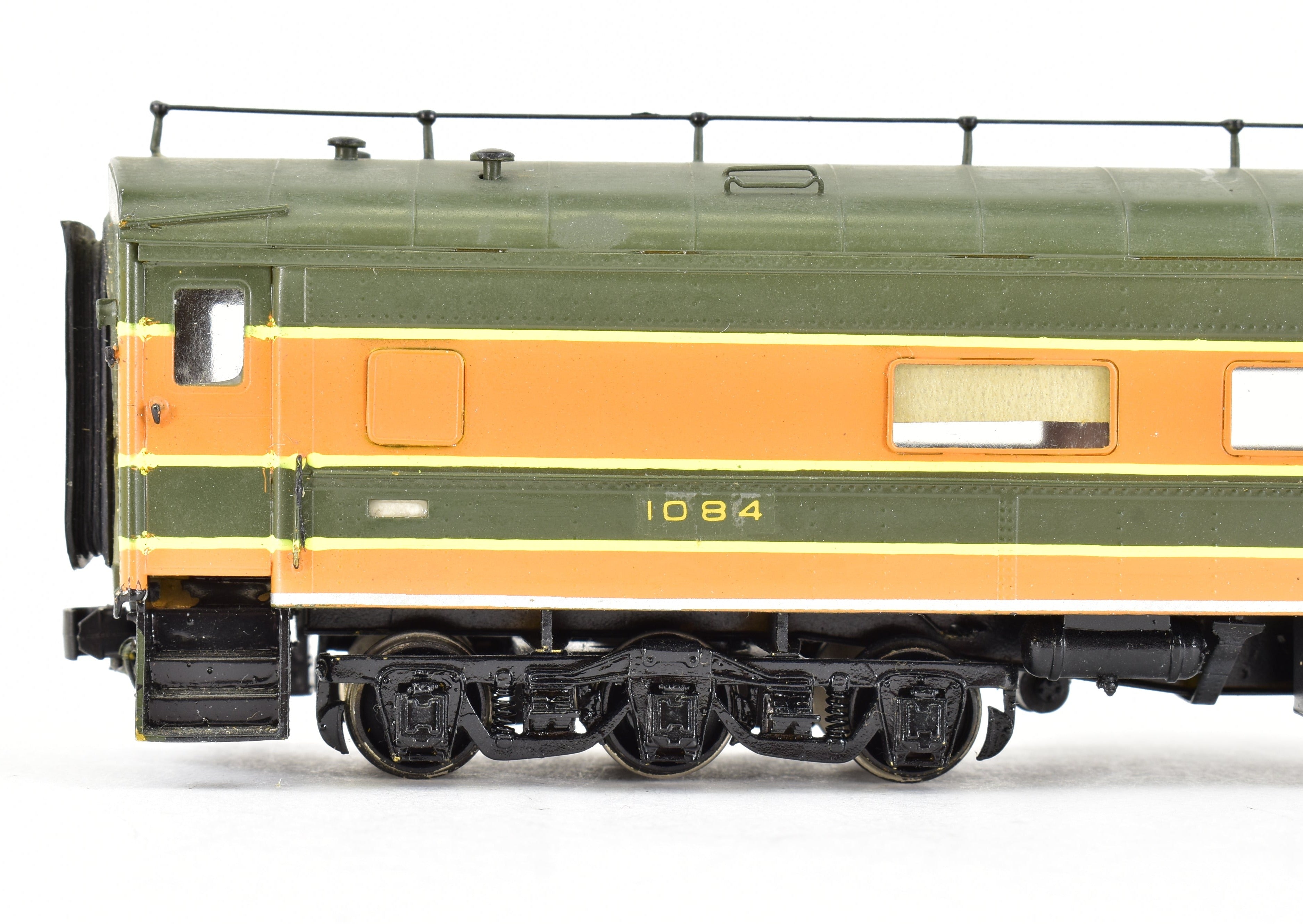 HO Scale Brass Oriental Limited Great Northern Buffet Parlor Observation Model Modified for Mid - Train Service, CP Brand