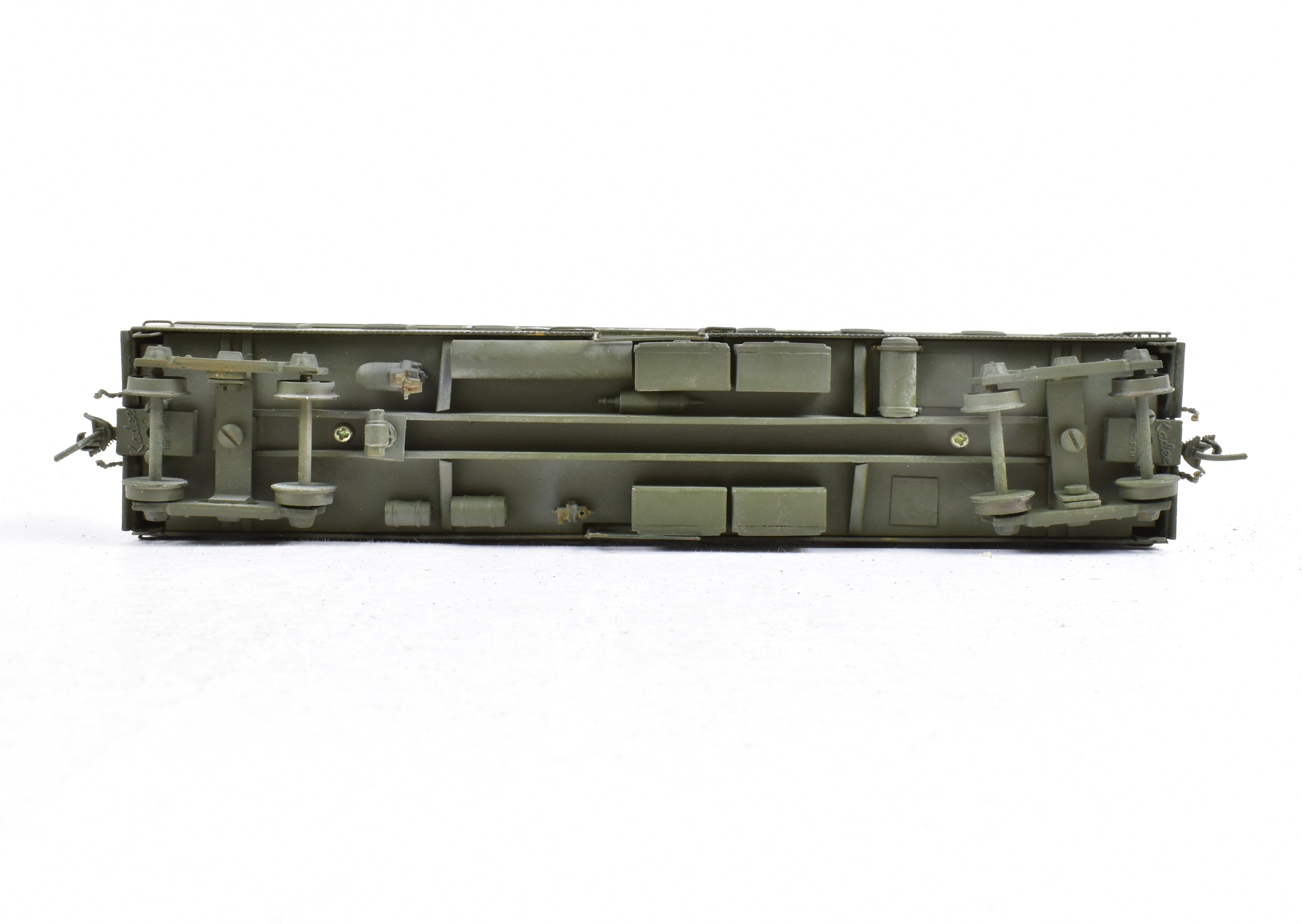 HO Scale Brass Hallmark Models ATSF - Santa Fe Dynamometer Car No. 29, Professionally Custom Painted and Artfully Weathered for Model Train Enthusiasts