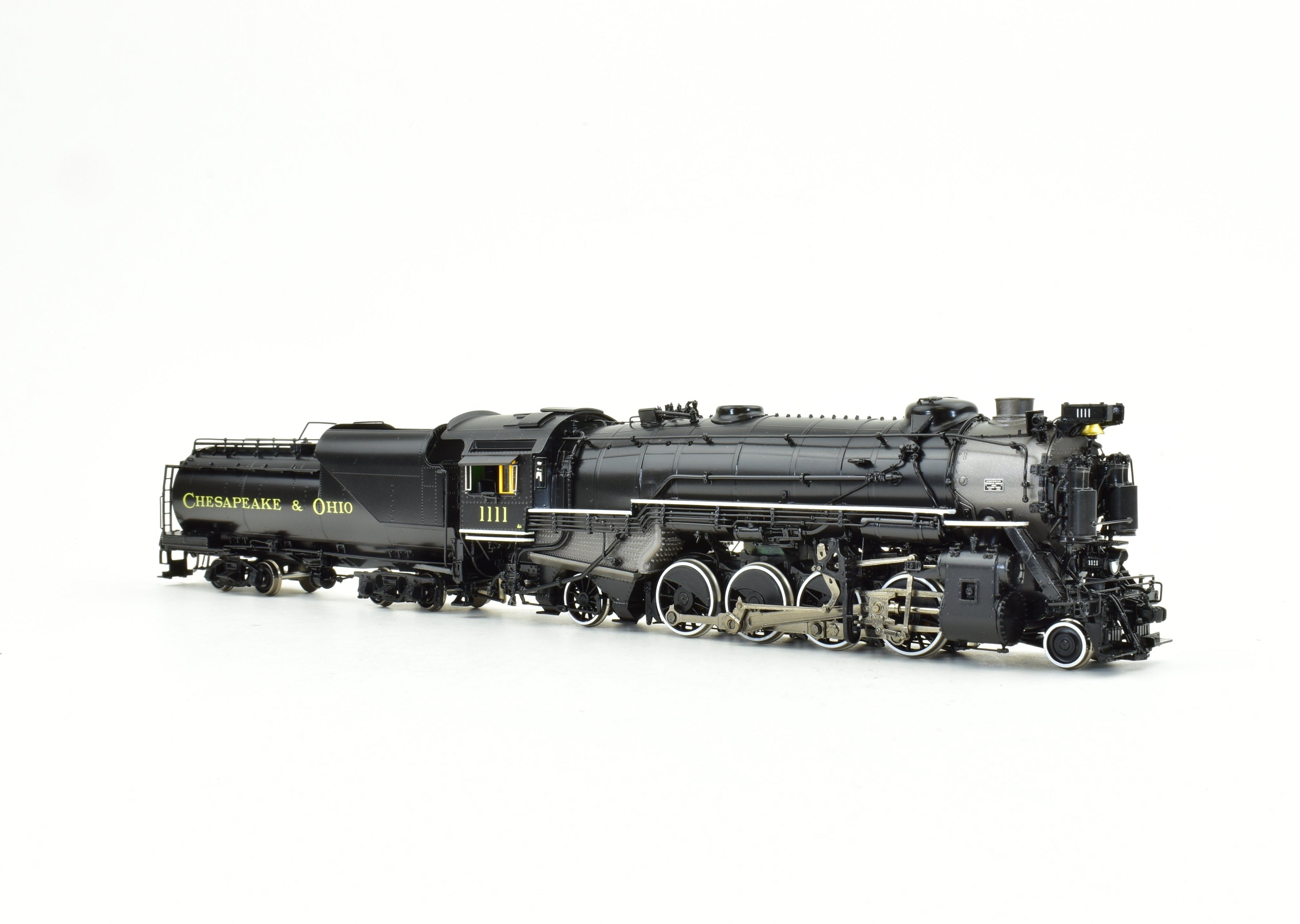 HO Scale Brass C&O Chesapeake & Ohio K1 2-8-2 Division Point #1111 Factory Painted