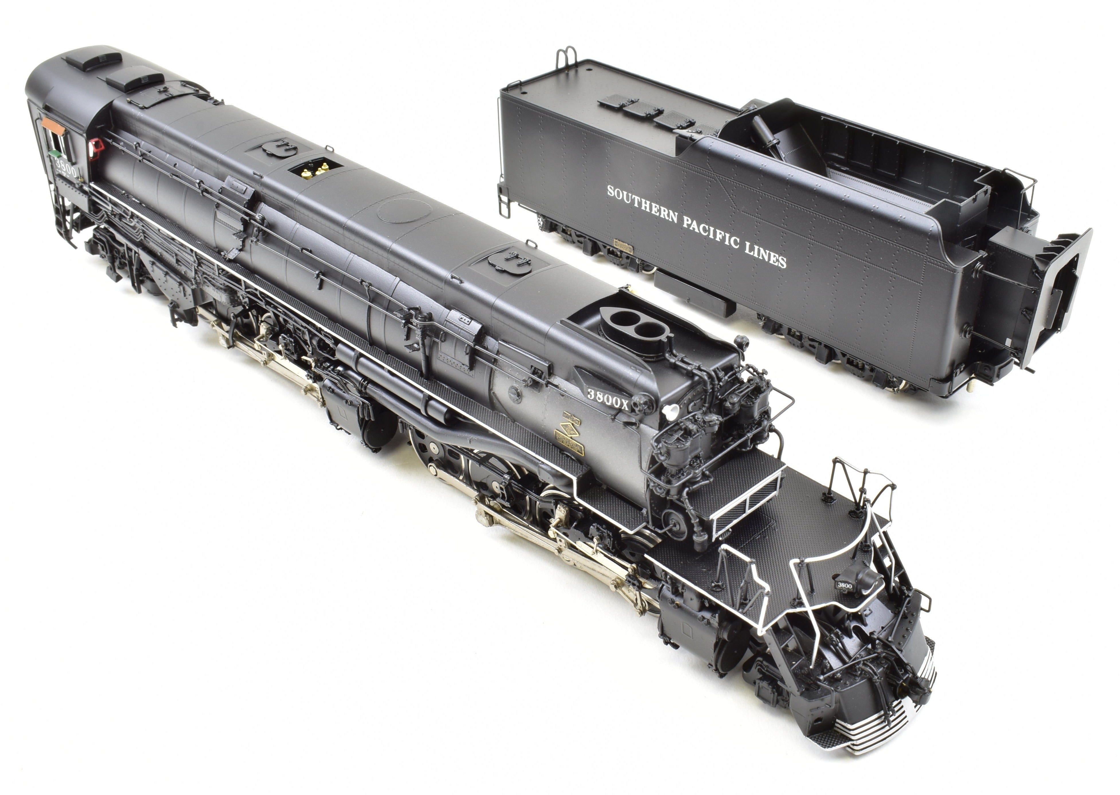 HO Scale Brass Model Train CON Key Imports SP - Southern Pacific Class AC - 9 2 - 8 - 8 - 4 Coal - Fired Passenger Locomotive #3800
