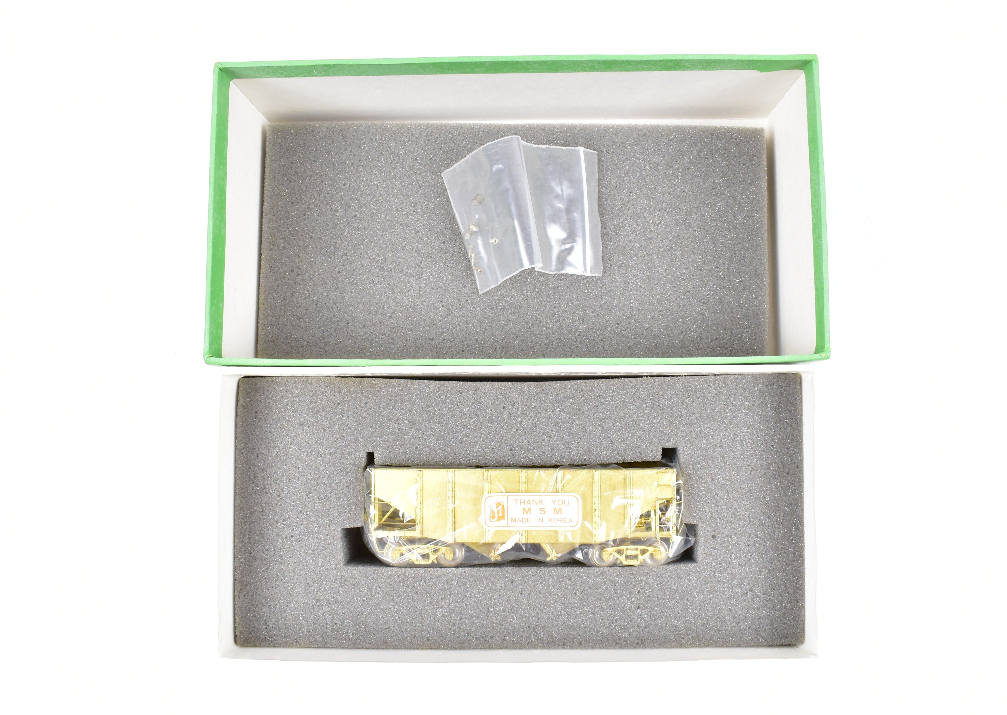 HO Brass OMI Overland Models D&H 55-Ton 2-Bay Hopper - Like New