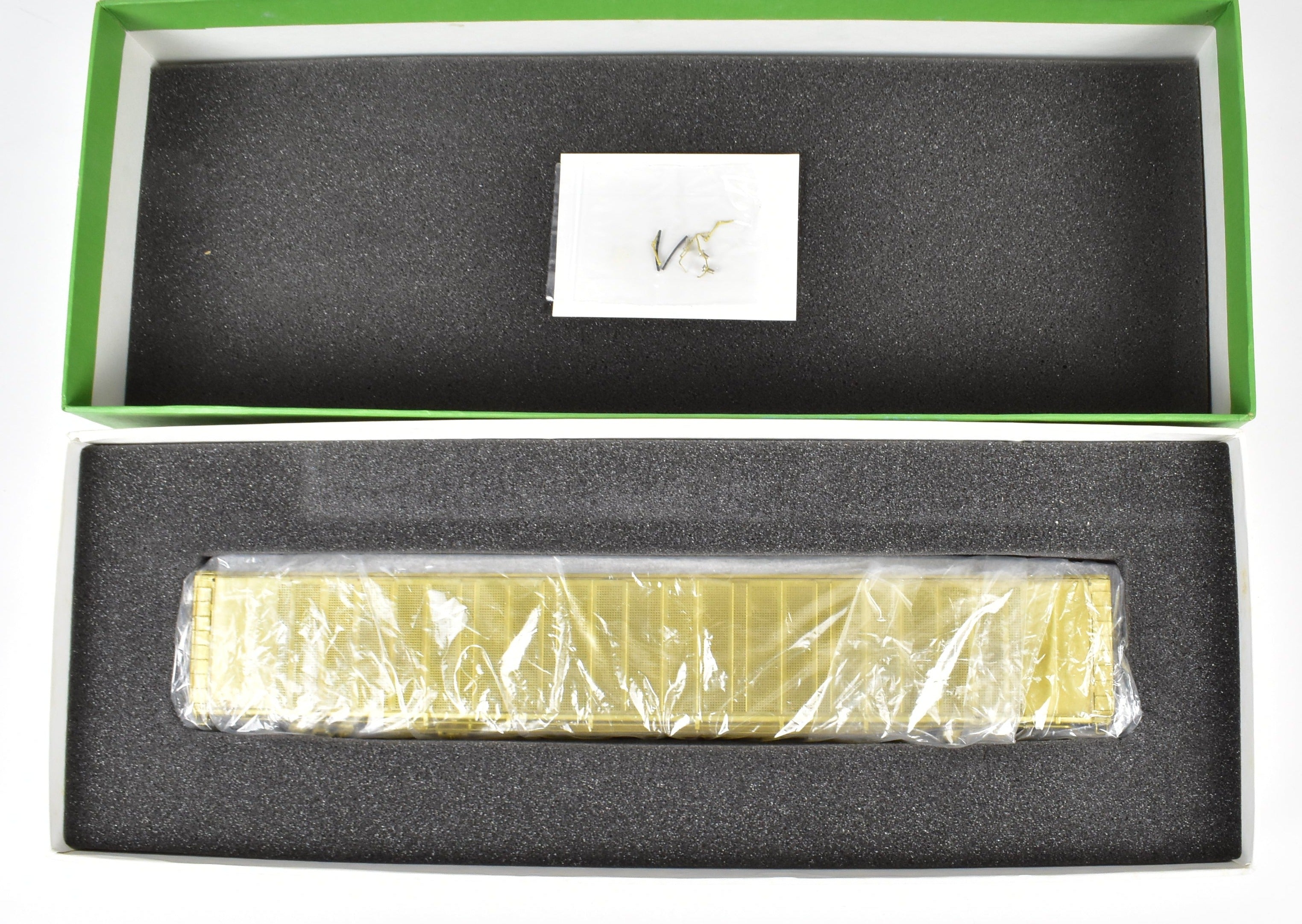 HO Scale Brass Model Safe-T-Pack Auto Rack Tri-Level with Open Top and Open Ends by Overland Models, Inc. for Various Roads including ATSF, FEC, and UP