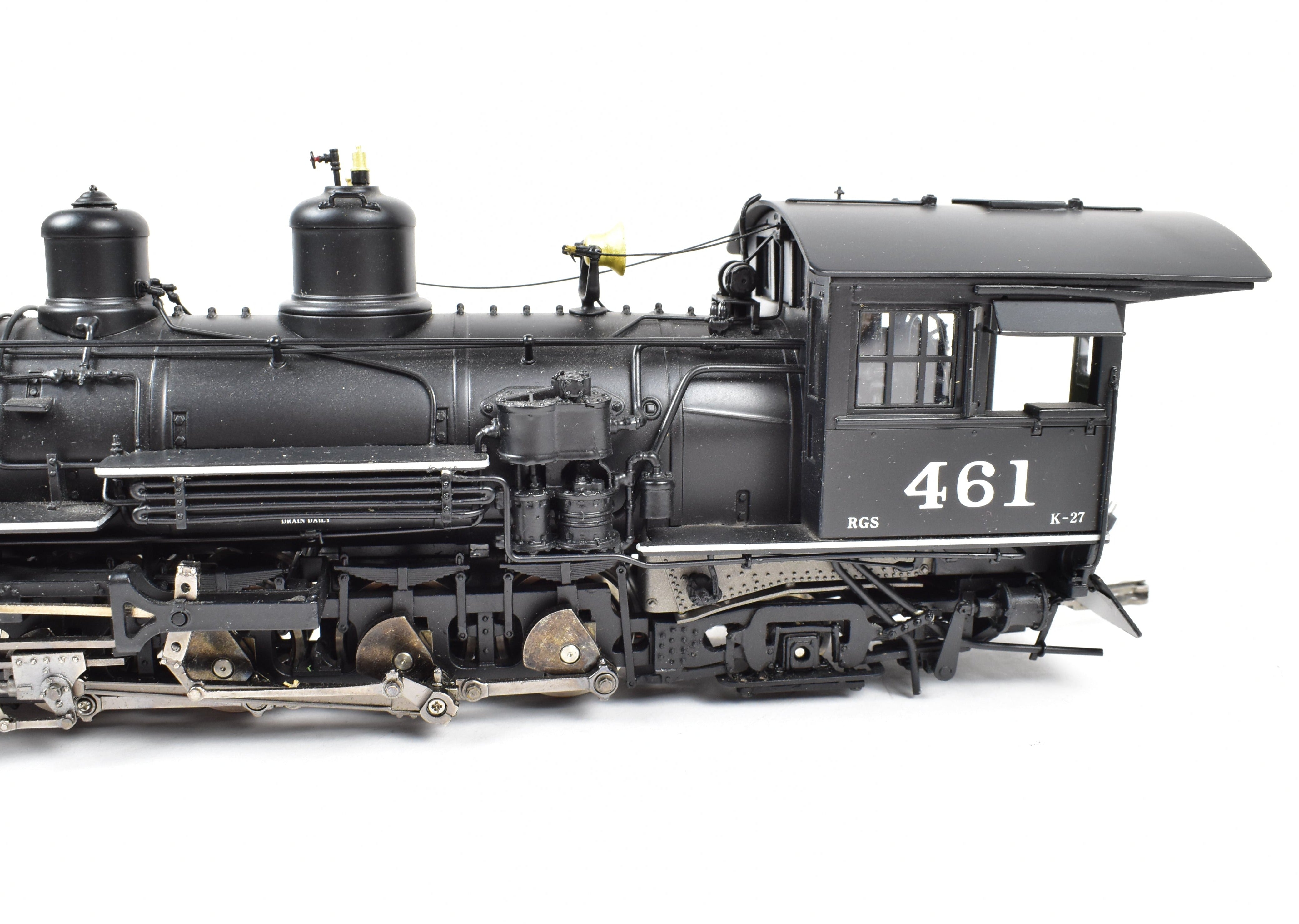 On30 Hybrid Brass MMI Rio Grande Southern K - 27 2 - 8 - 2 Locomotive #461