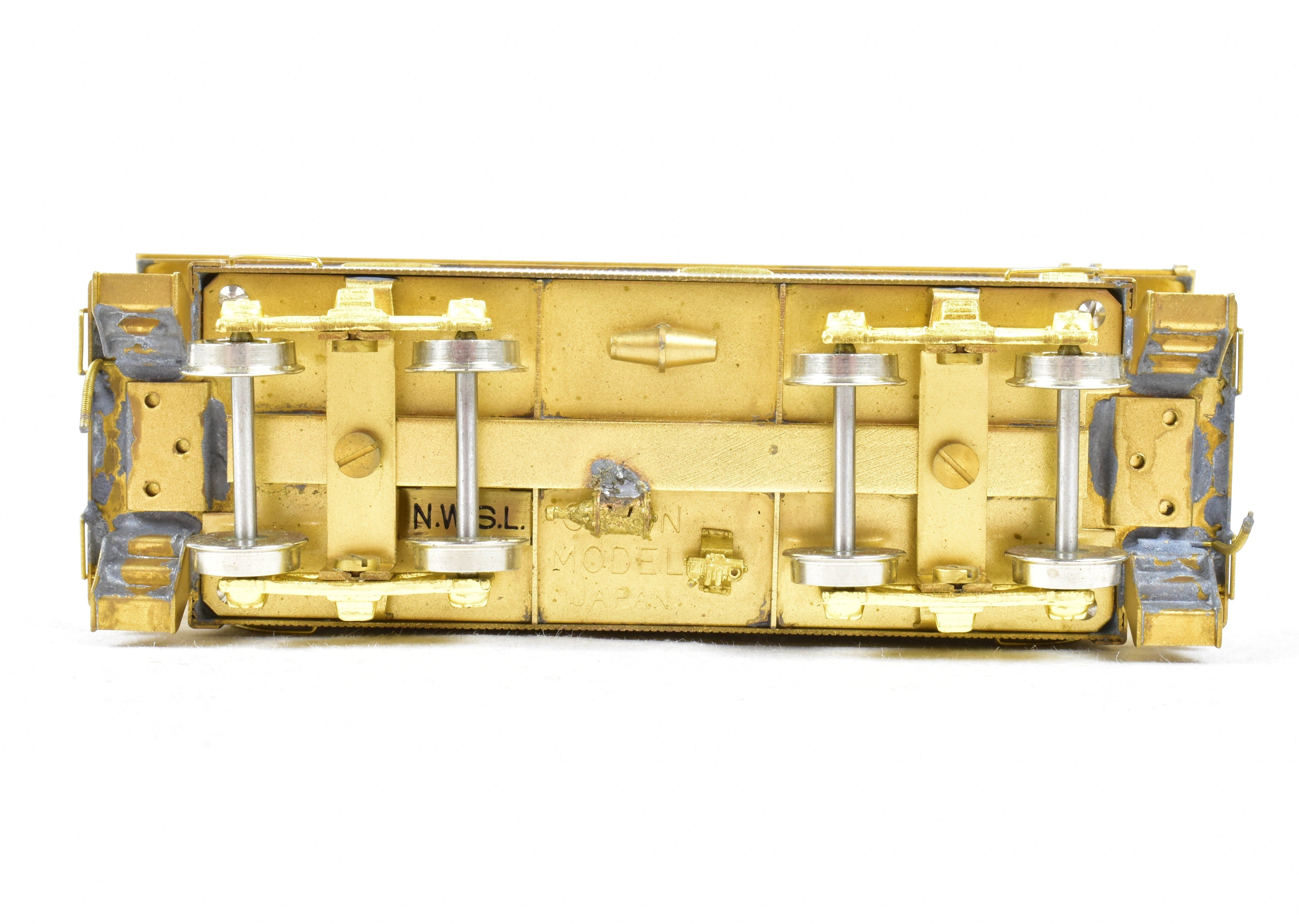 HO Scale Brass Model Northwest Short Line (NWSL) and Northern Pacific (NP) Wood Caboose for Model Train Enthusiasts