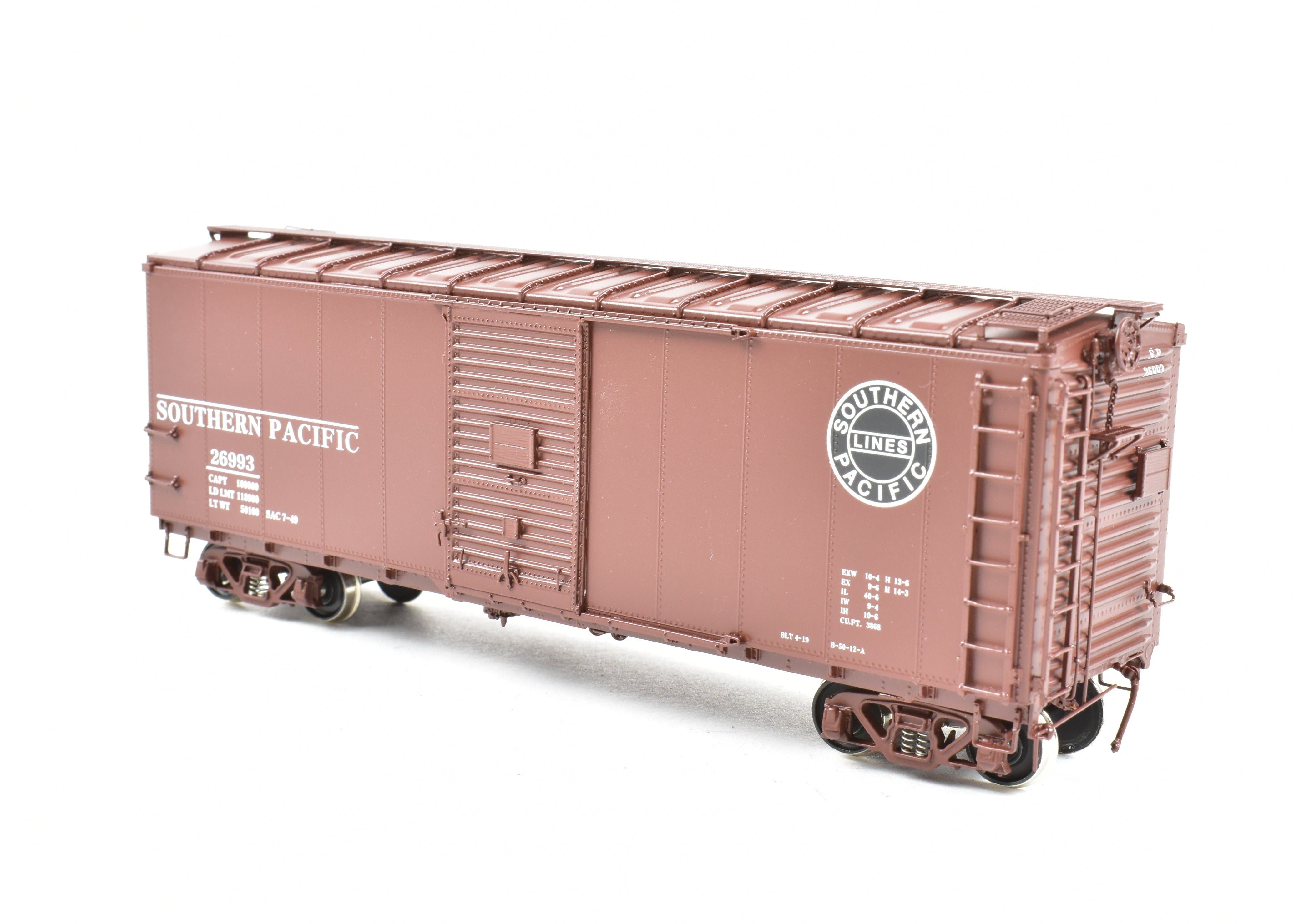 2001 HO Brass Southern Pacific Class B - 50 - 12 - A Box Car Model No. 26993