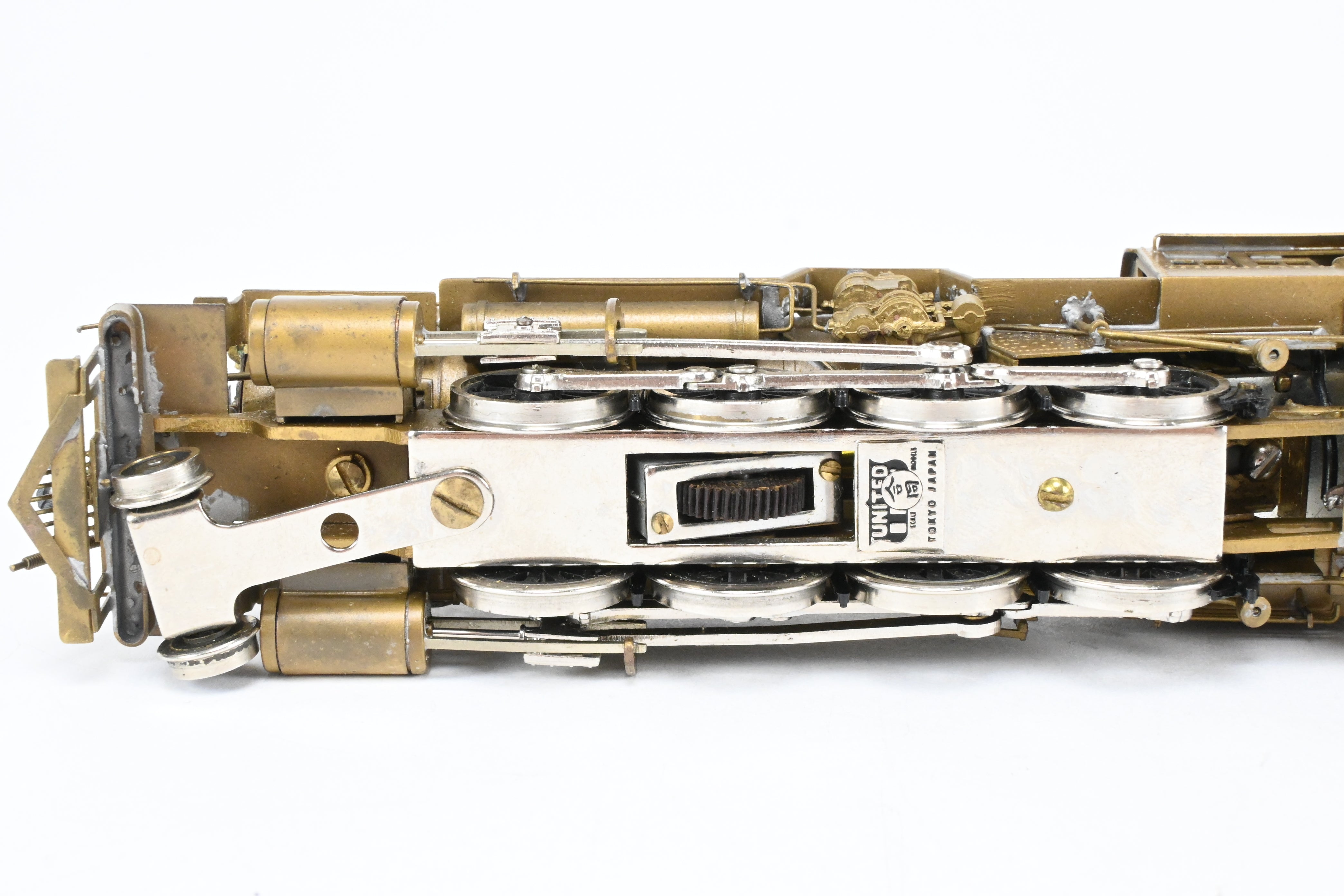 HO Scale Brass PFM United UP Union Pacific 2-8-0 Model with Aftermarket Tender