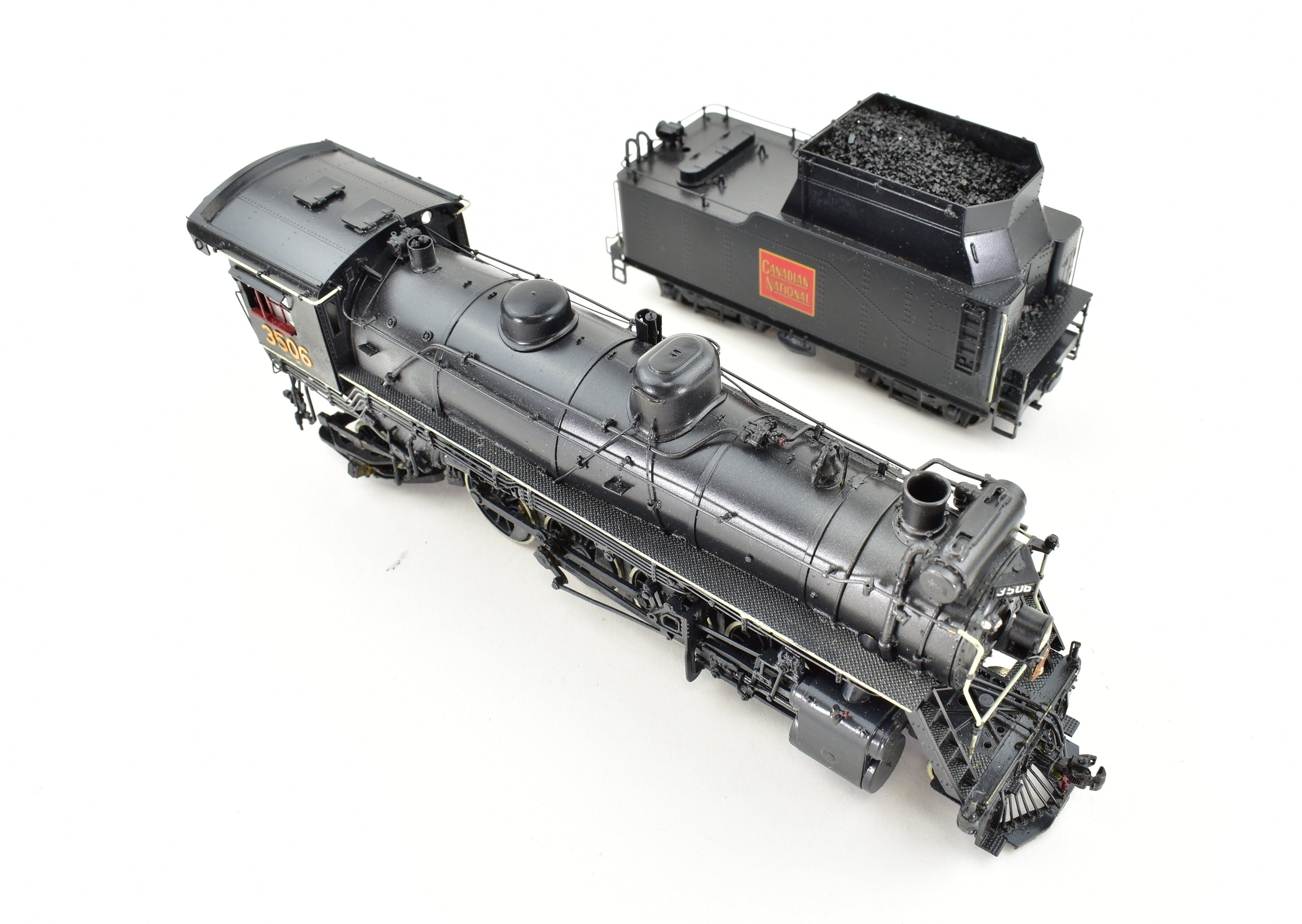 HO Scale Brass OMI Overland Models CNR S-1g 2-8-2 #3506 Pro-Painted Train Model