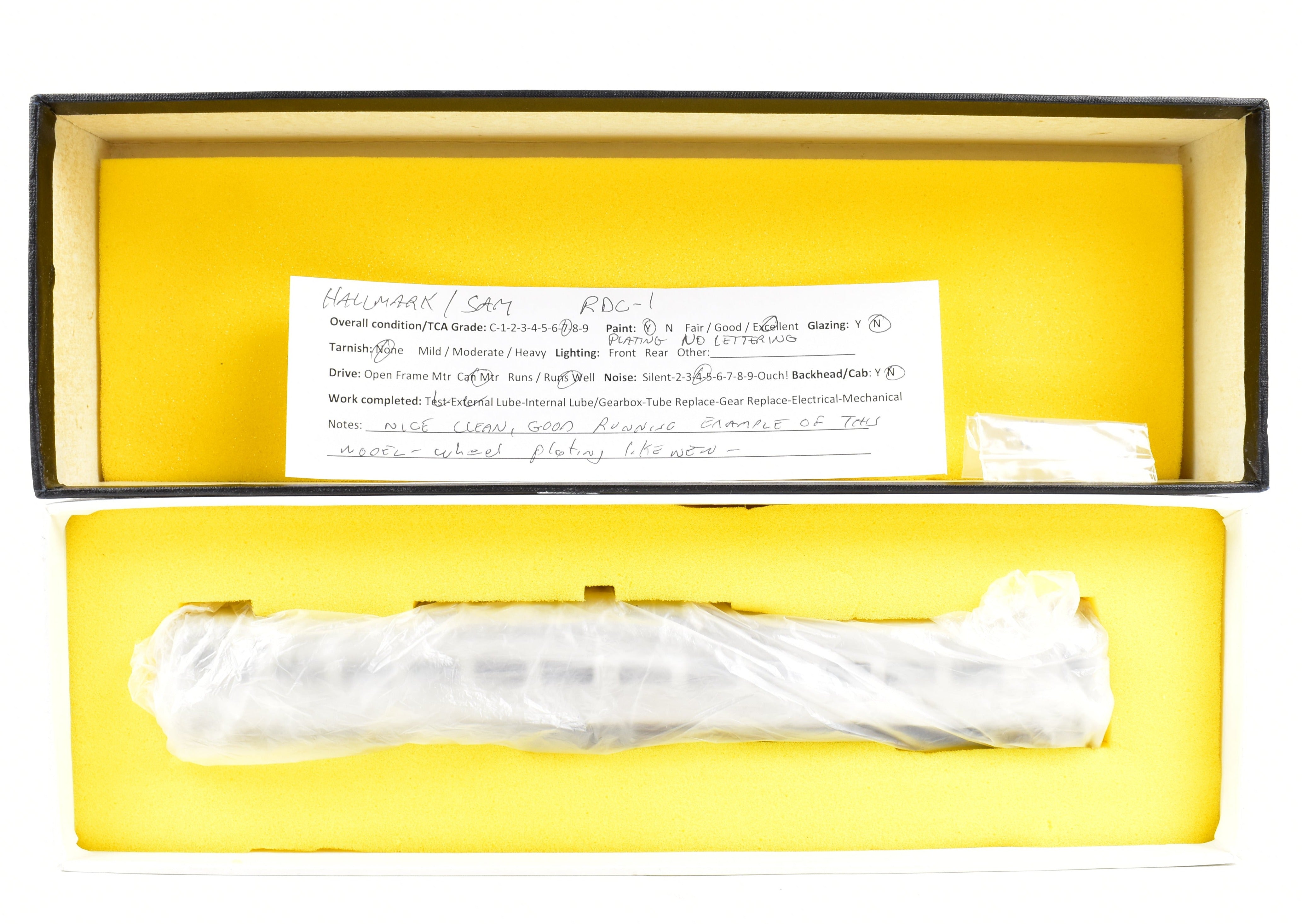High - Quality HO Scale Brass Hallmark Models of C&NW (Chicago & North Western) or C&O (Chesapeake & Ohio) Budd RDC - 1 Rail Diesel Car in Original Configuration