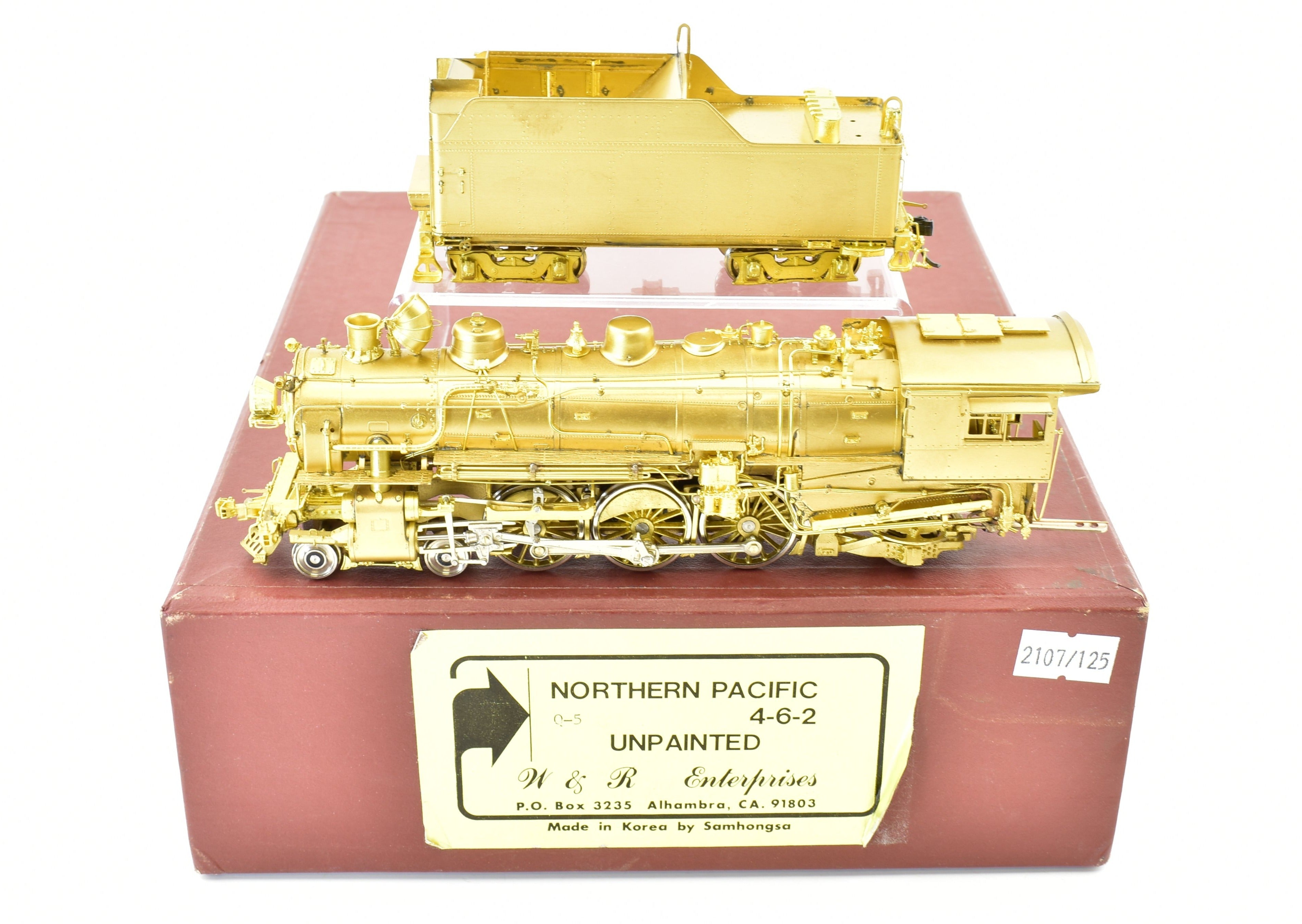 HO Brass NP - Northern Pacific Q - 5 4 - 6 - 2 Model by W&R Enterprises
