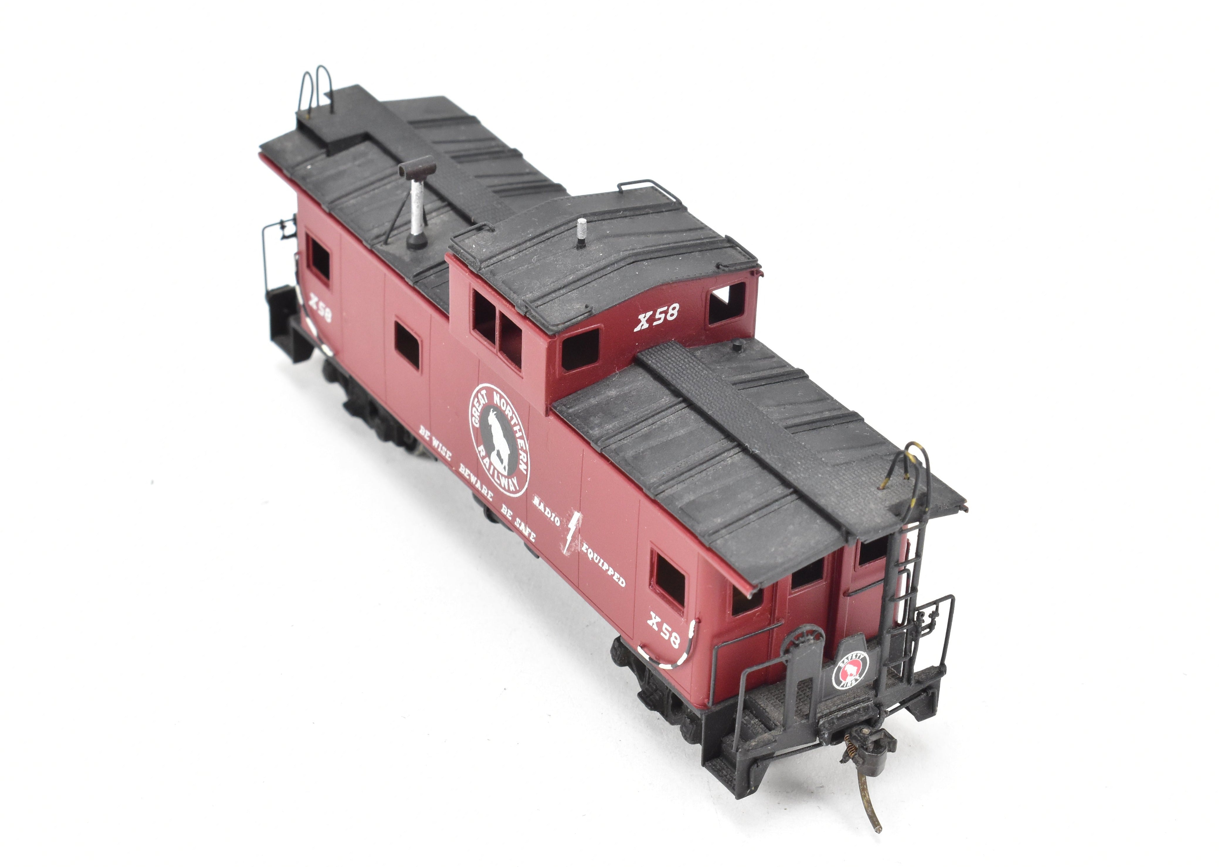 HO Scale Brass Model - Oriental Limited Great Northern Caboose X41 - 95, Custom - Painted C/P #X58