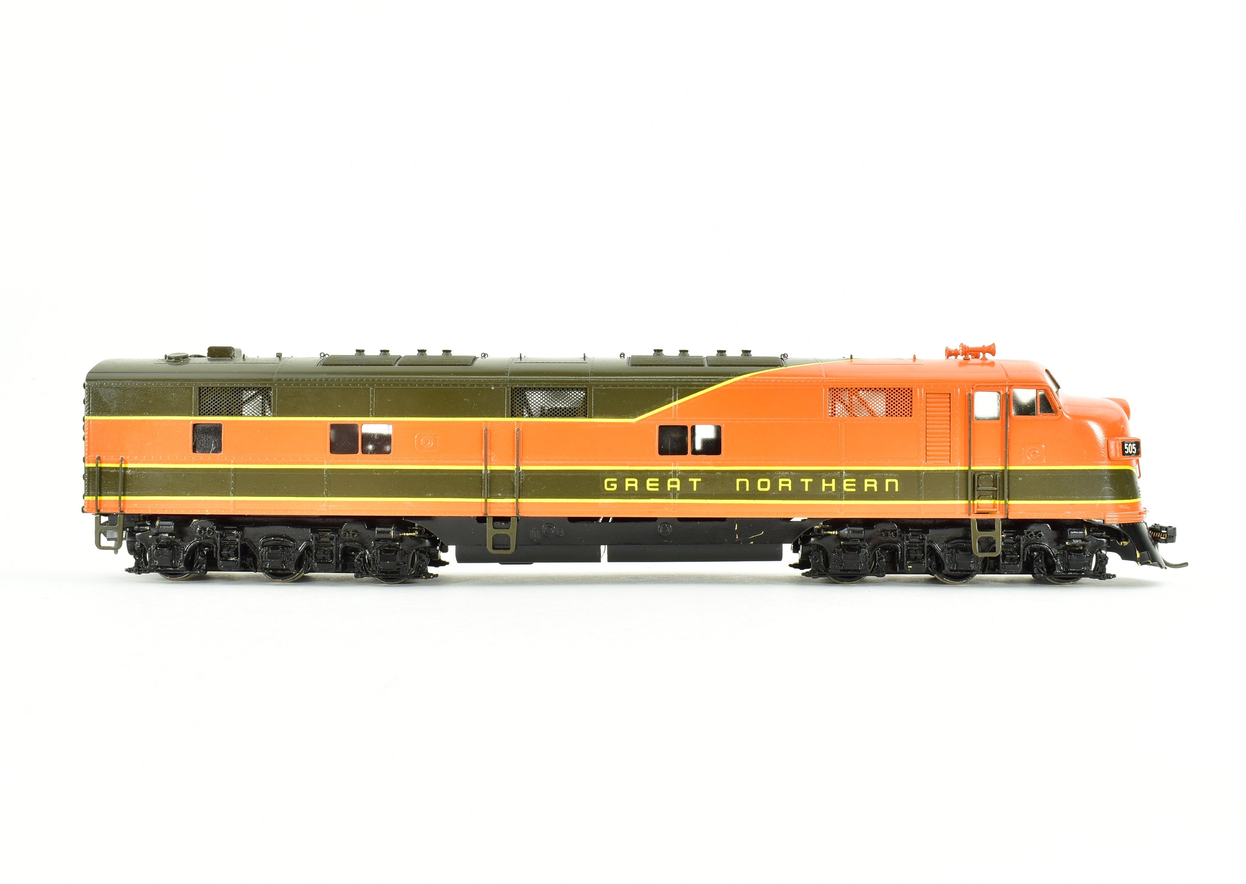 HO Scale Brass Oriental Limited Model Train - Great Northern EMD E7A 2000 HP Standard CP with High - Quality Features