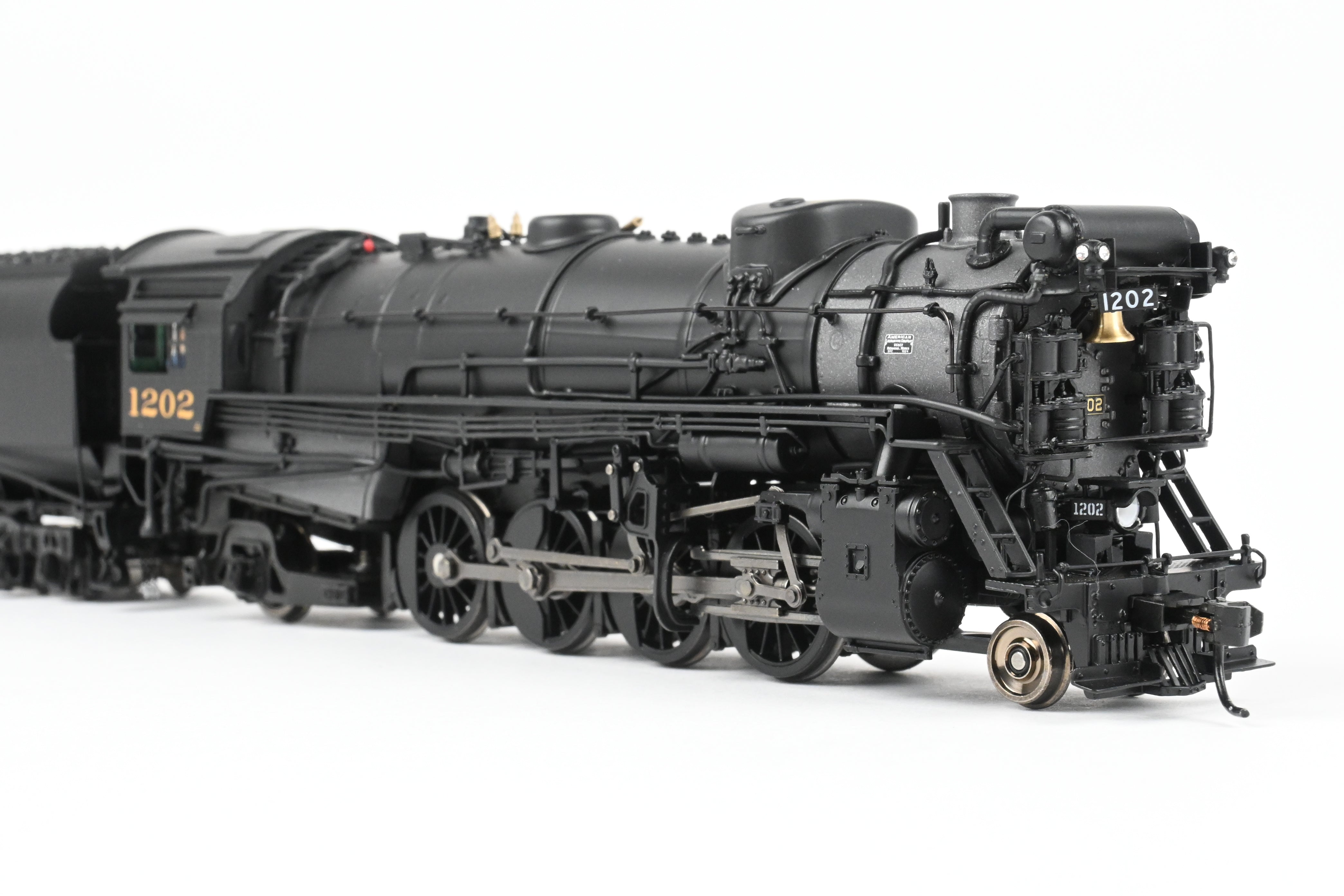 HO NEW Brass Hybrid C&O K-2 2-8-2 Mikado #1202 w/ Smoke & Paragon 4 Sound