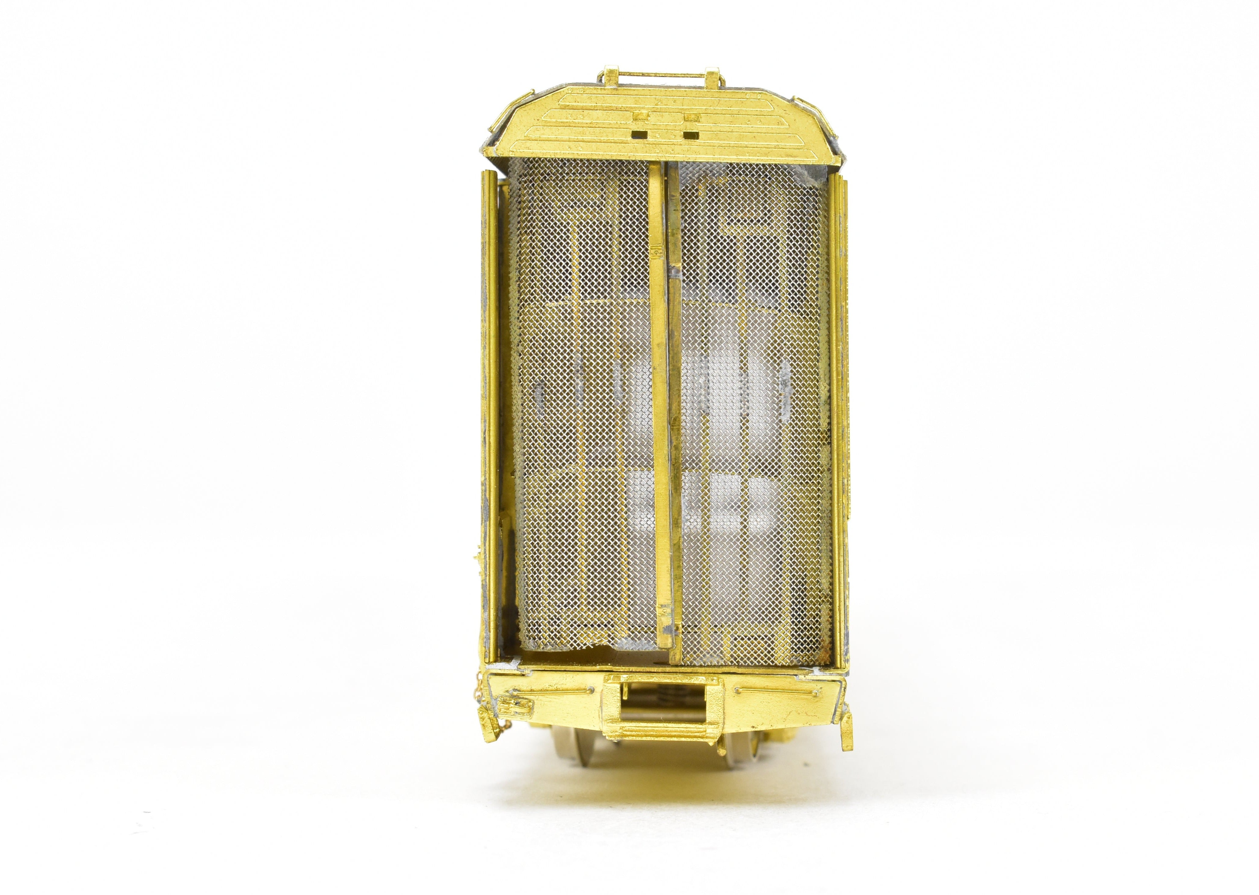 HO Scale Brass Model Train Auto Rack Tri - Level with Mesh End Doors from Overland Models, Inc. Representing Southern Pacific Car No. 517006