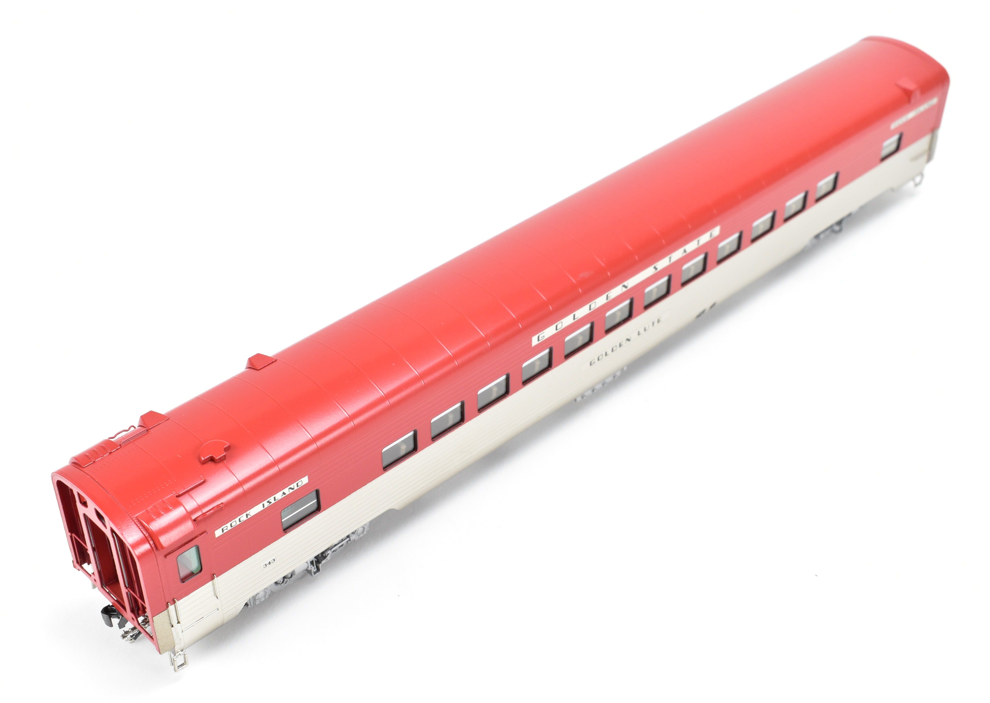HO Scale Brass Challenger Imports CRI&P/SP 10-Car Passenger Train Set Factory Painted - Incomplete, Rock Island and Southern Pacific Golden State Edition