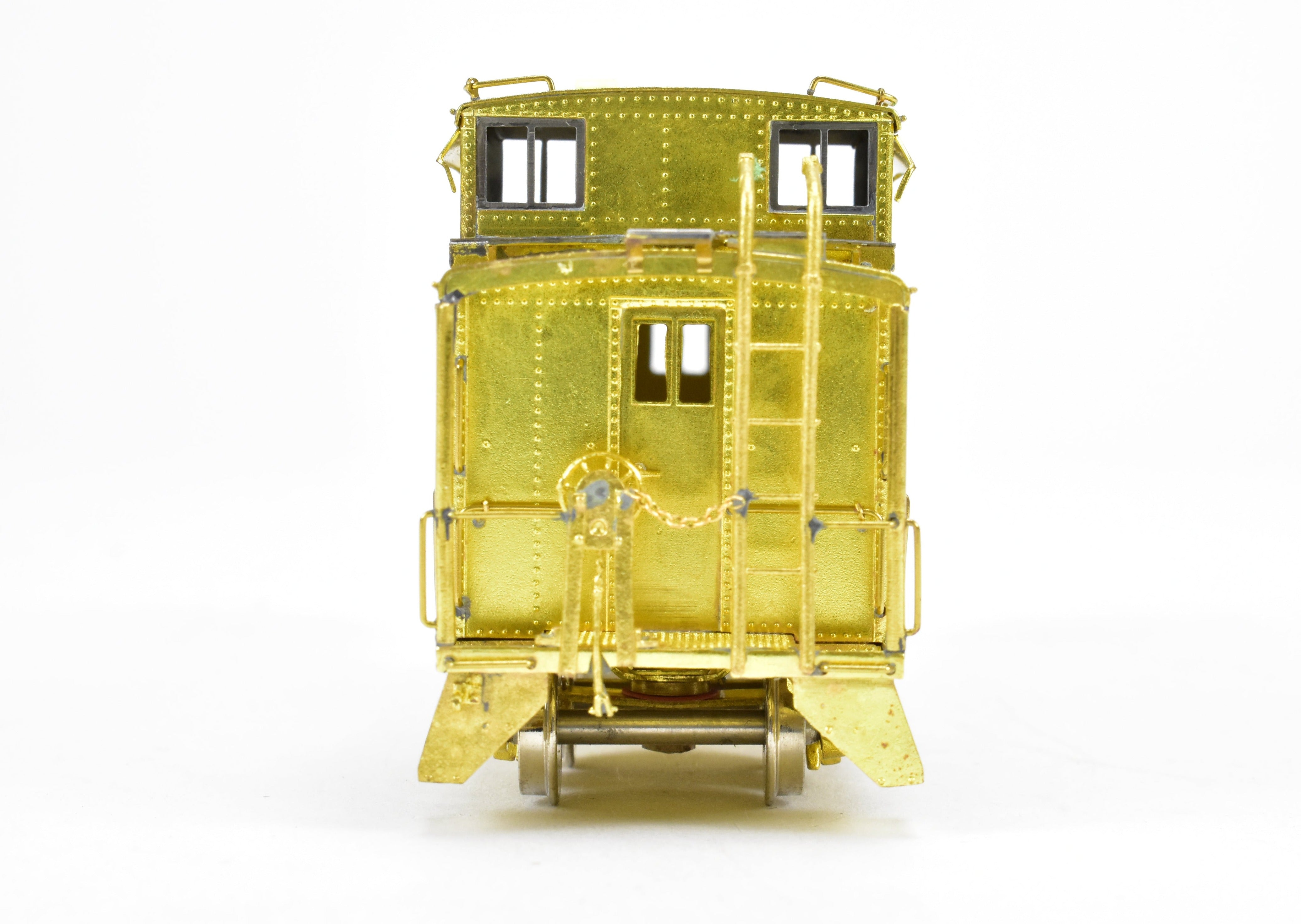 HO Scale Brass Model Train Caboose by Overland Models, Inc. - Representing Denver & Rio Grande Western 1400 Series Steel Caboose