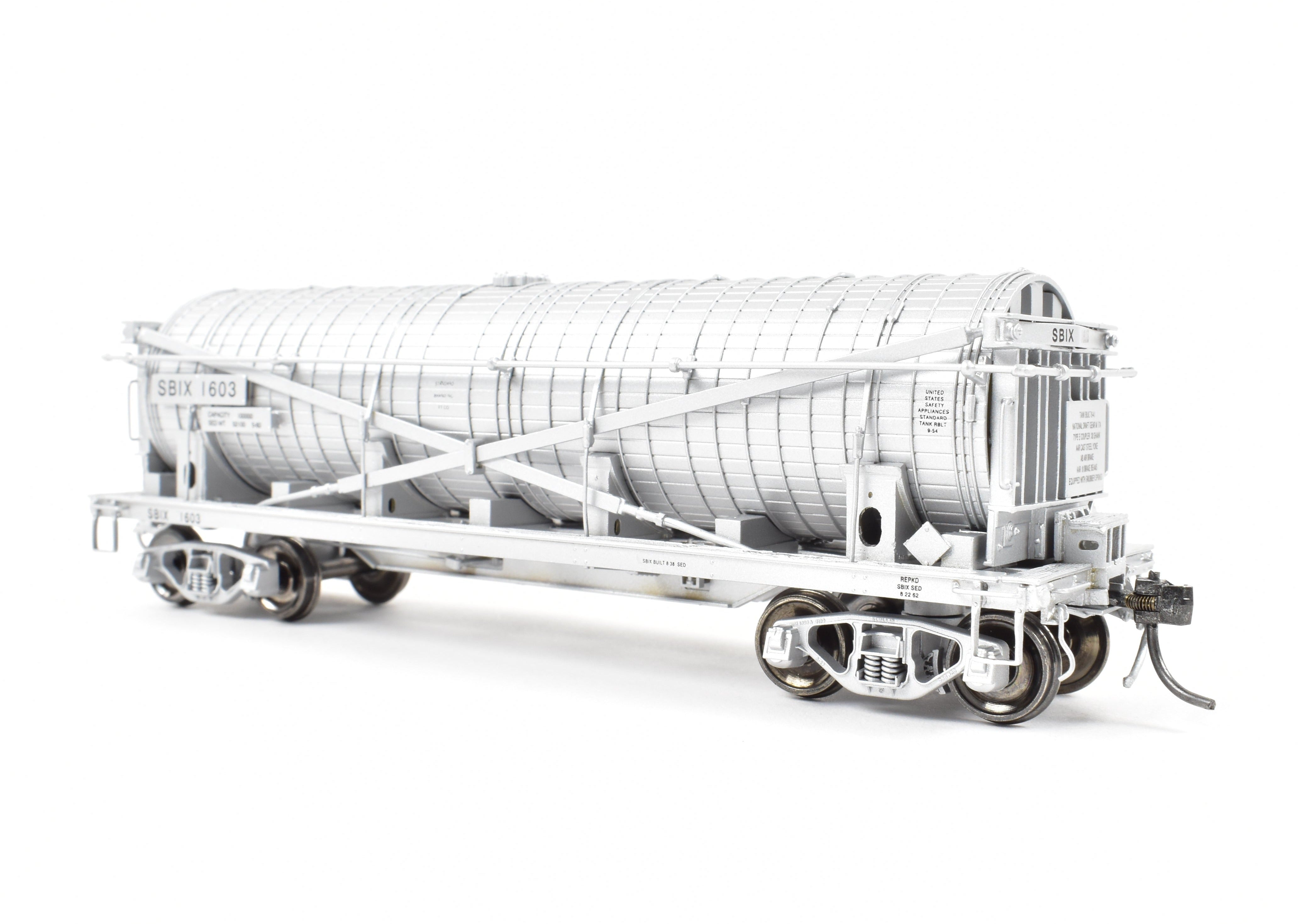 HO New Brass North Bank Line SBIX 1603 Standard Brand Vinegar Car Model
