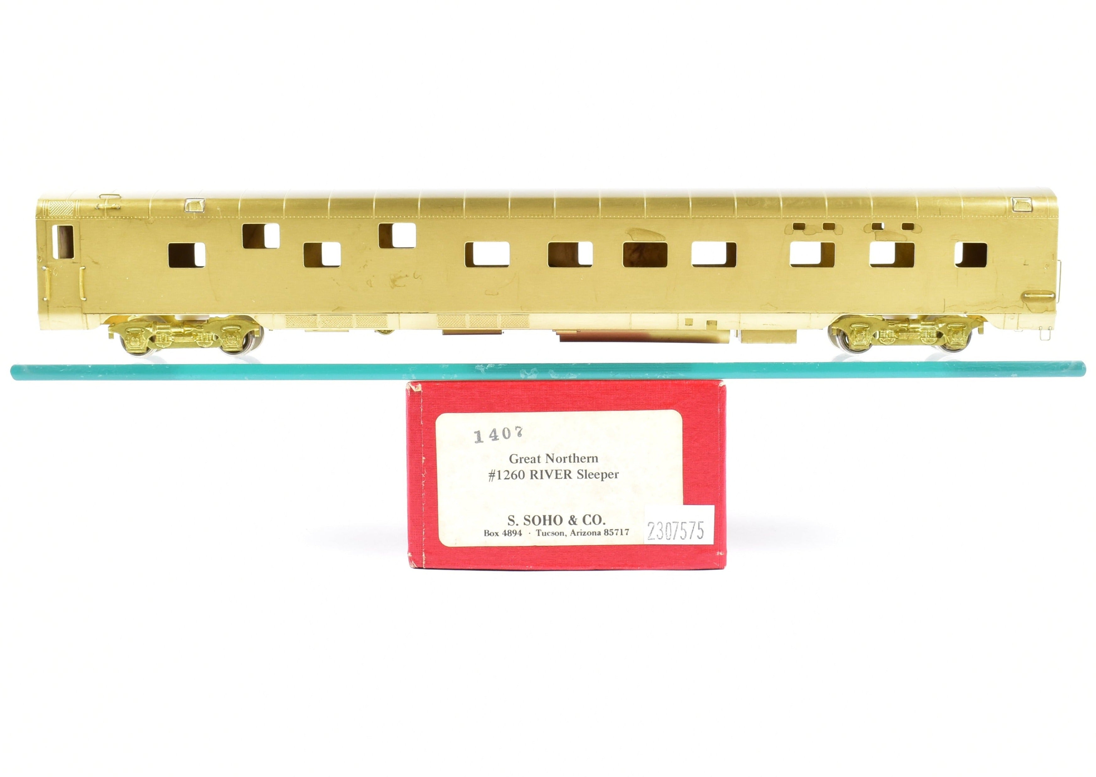 HO Brass GN - Great Northern #1260 River Series Unpainted Sleeper Model