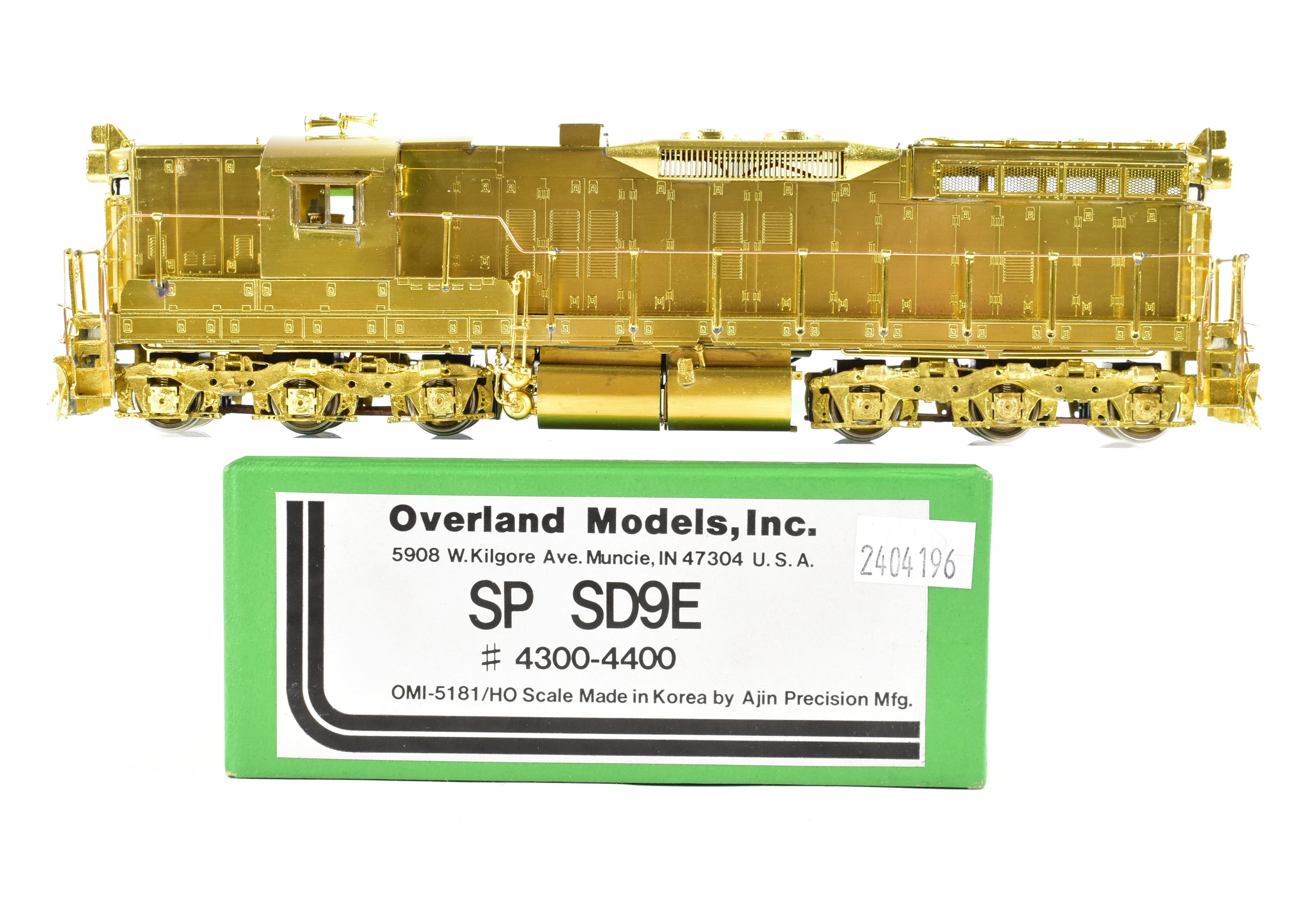 HO Scale Brass Model Train - Overland Models Inc. (OMI) Southern Pacific (SP) EMD SD9E Locomotives with Road Numbers 4300 - 4400