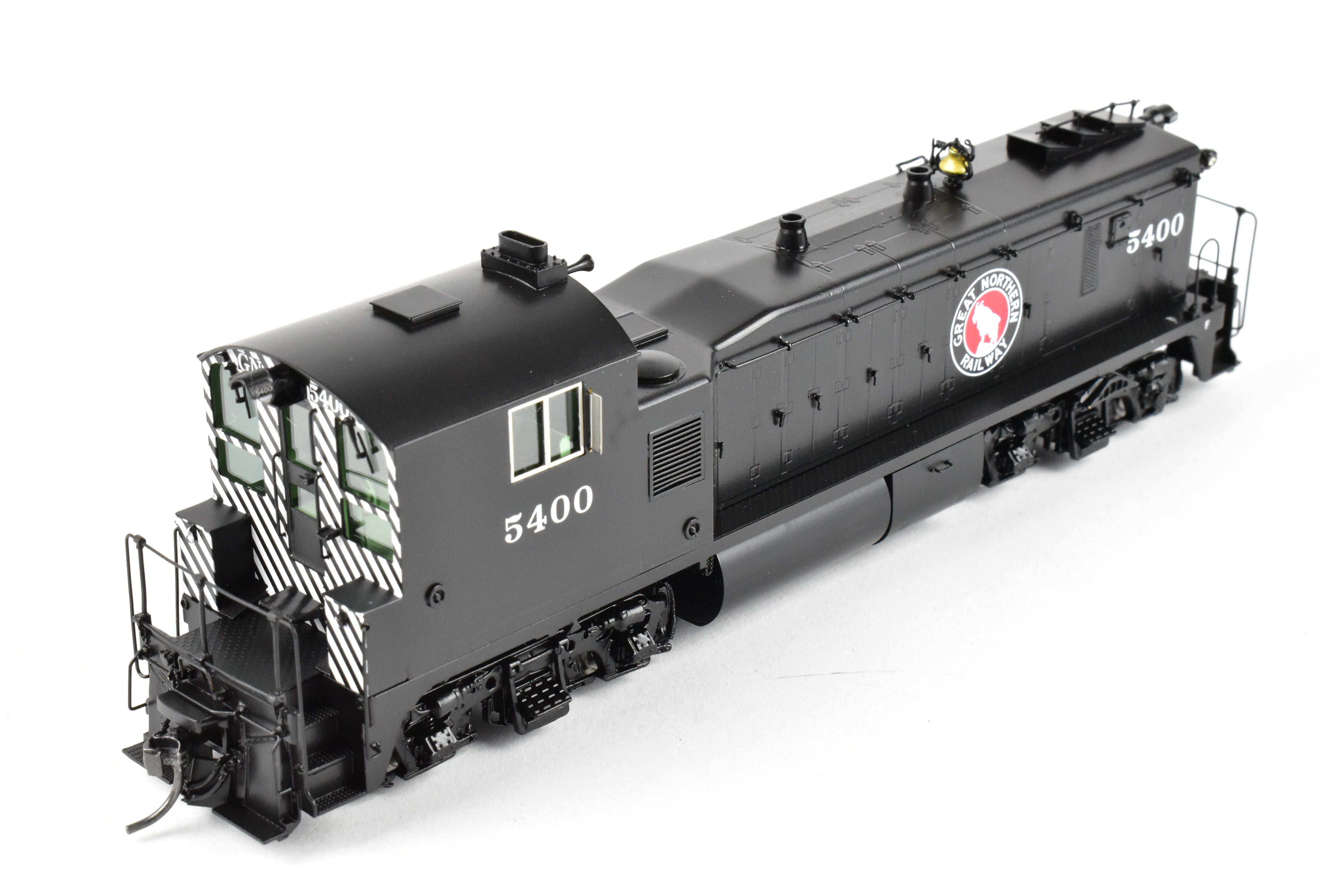 HO Scale Brass Division Point Great Northern EMD NW - 3 No.5400 As - Delivered Black w/White Chevrons