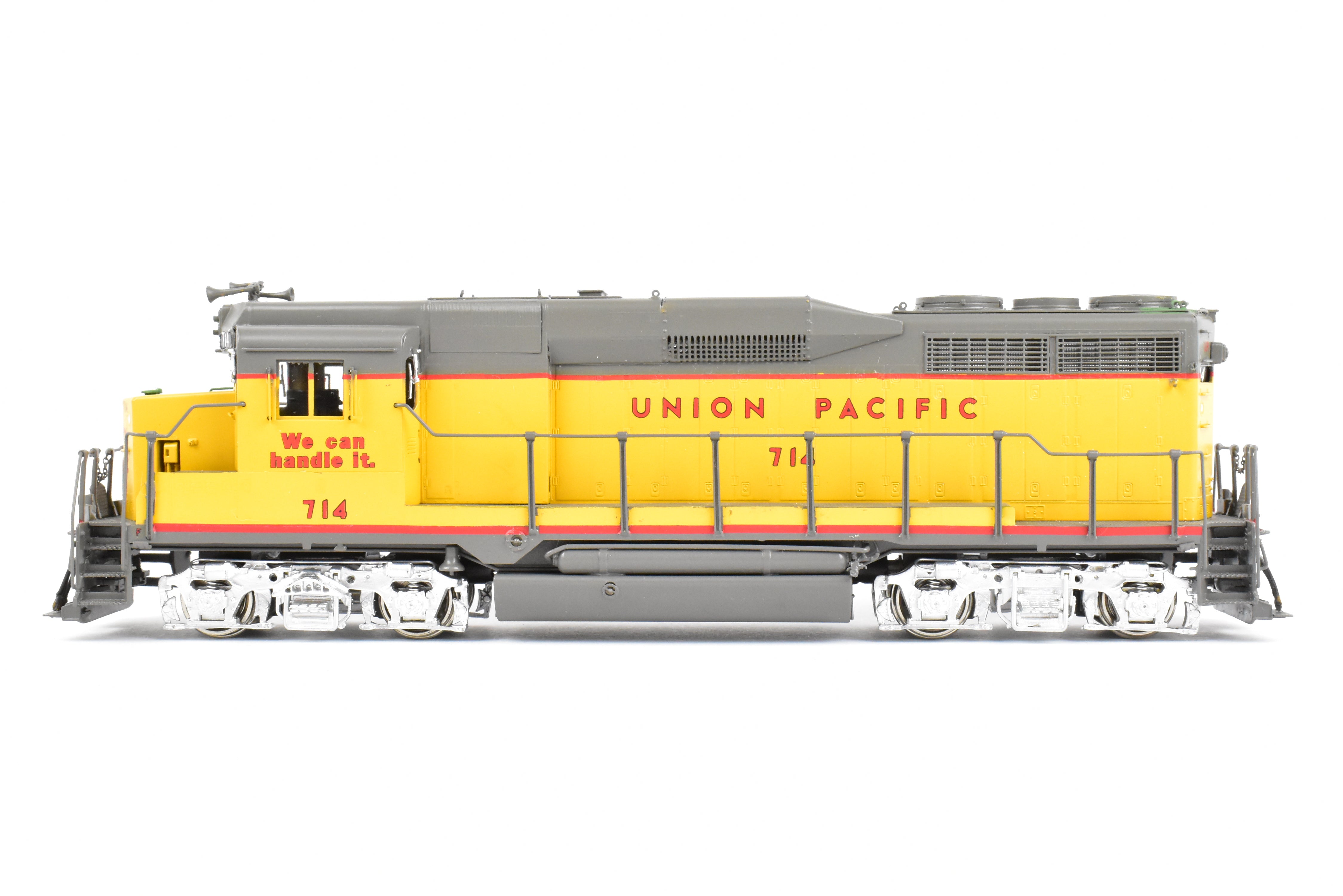 HO Scale Brass Model Train - Overland Models, Inc. Union Pacific EMD GP30 PH II Low Hood Locomotive from #700 to #735, Specifically CP #714