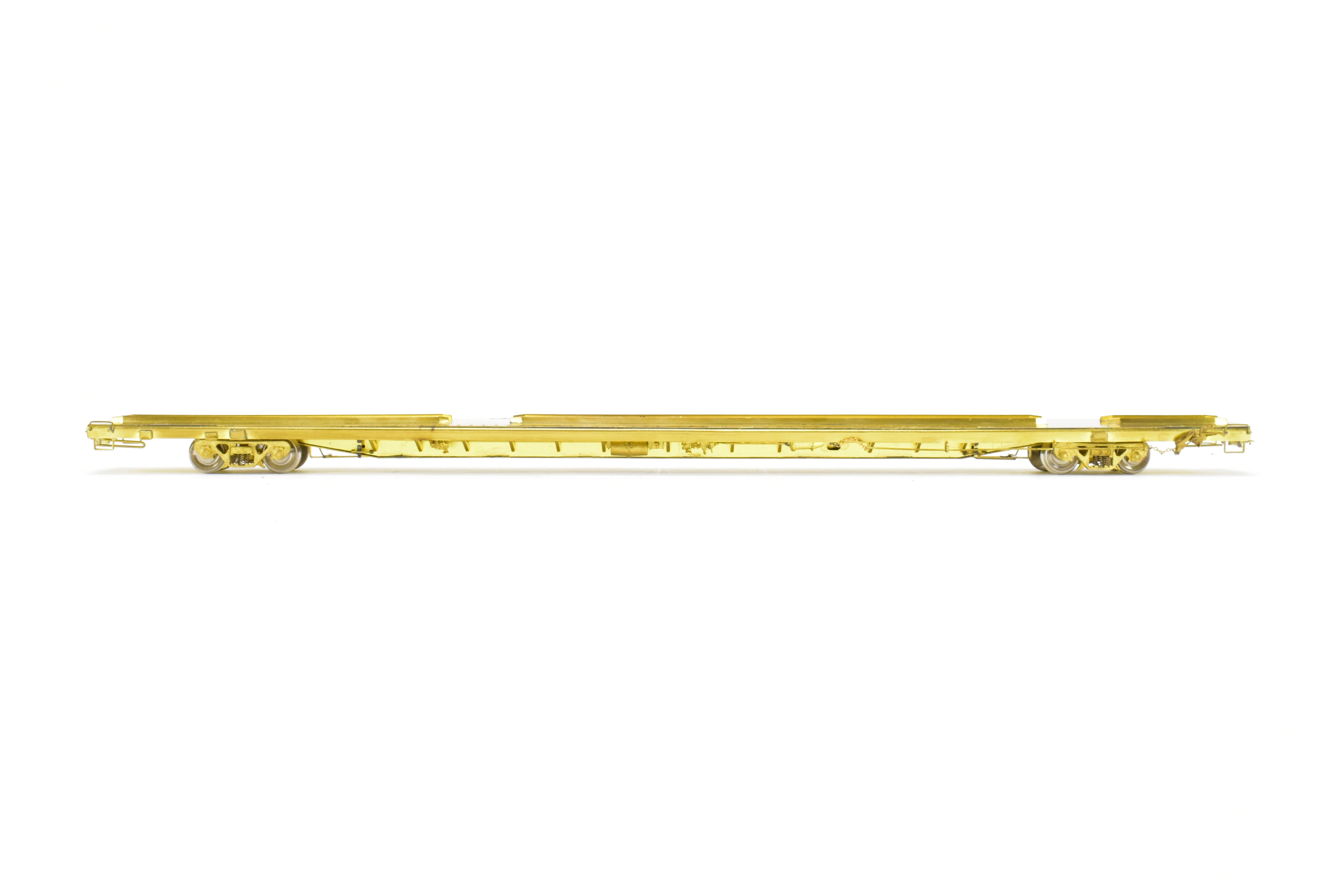 HO Scale Brass Trailer Train TOFC Flat Car 89'-4 Twin 45' by Overland Models, Inc. (OMI), Various Roads, Model Numbers 980100 - 981000