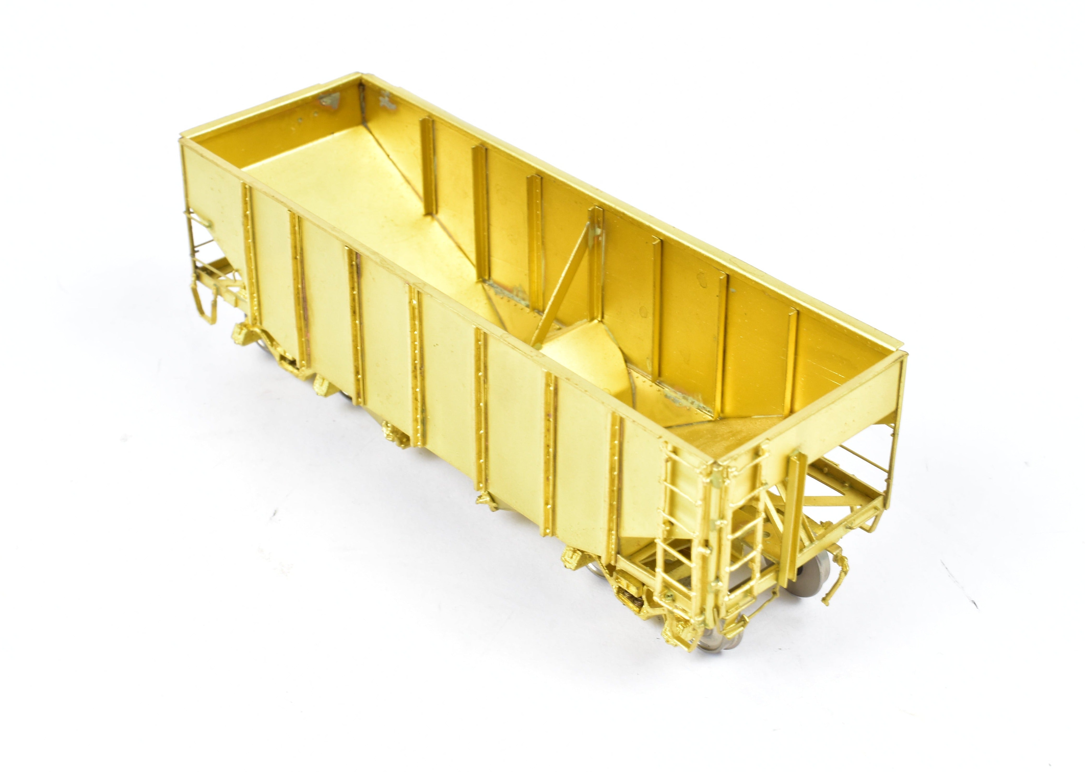 HO Scale Brass Western Maryland 55-Ton 2-Bay Hopper Car Model by Overland Models, Inc. (OMI)