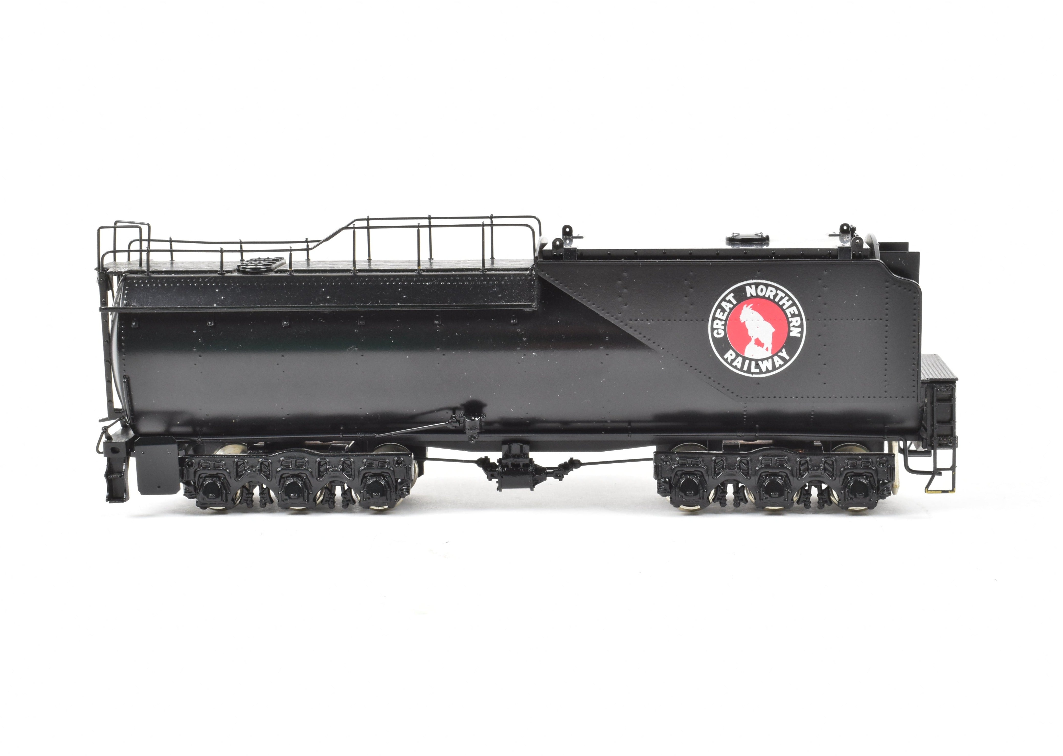 High - Quality HO Scale Brass Freight Train Tender Model - PFM by Tenshodo, Great Northern 4 - 8 - 4 Class S - 1 Tender Only, Extremely Scarce 1987 Run with Factory Painting and New ReBoxx Packaging