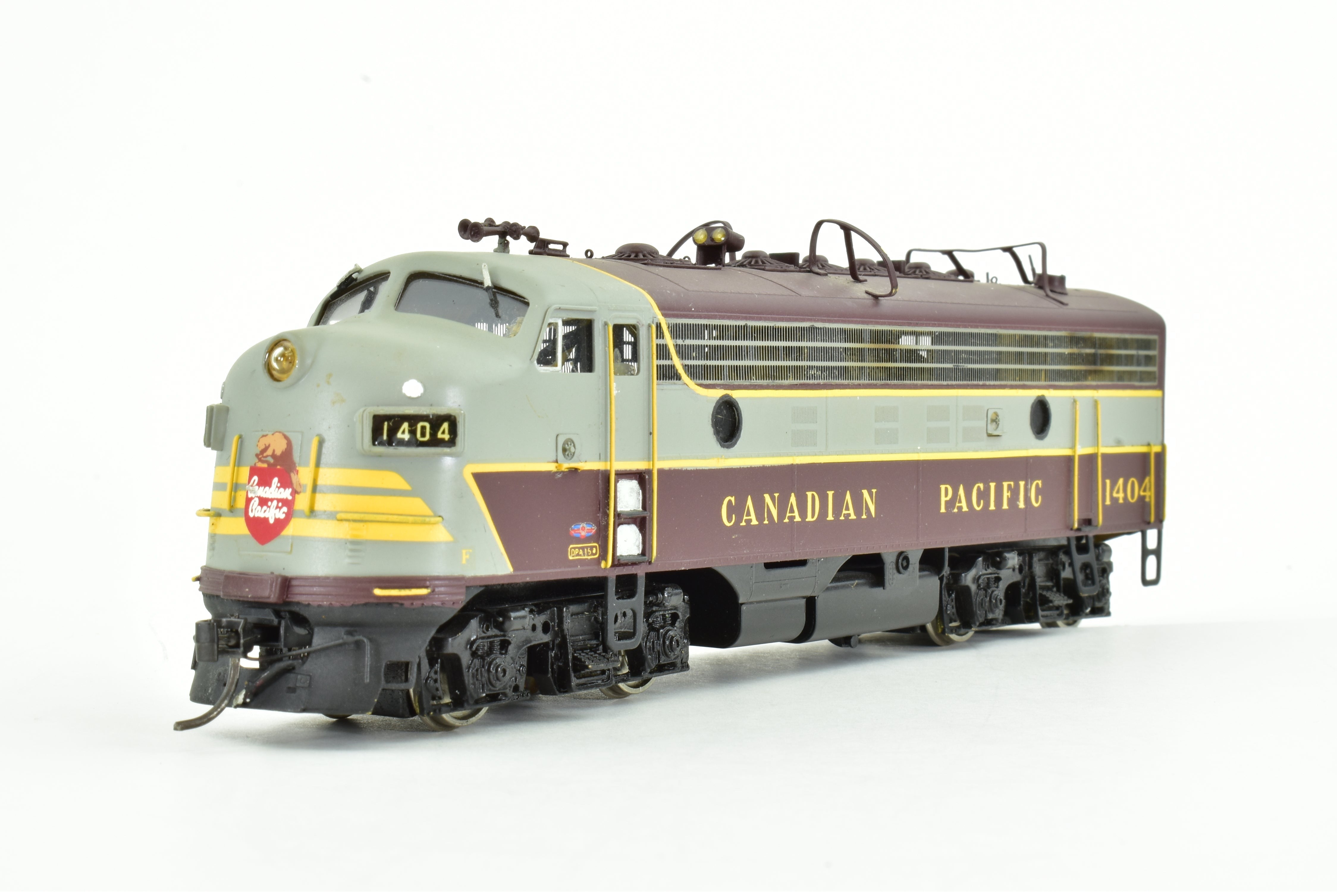 HO Scale Brass Canadian Pacific Railway EMD F9A Standard Version Custom Painted and Detailed Model Train - Oriental Limited