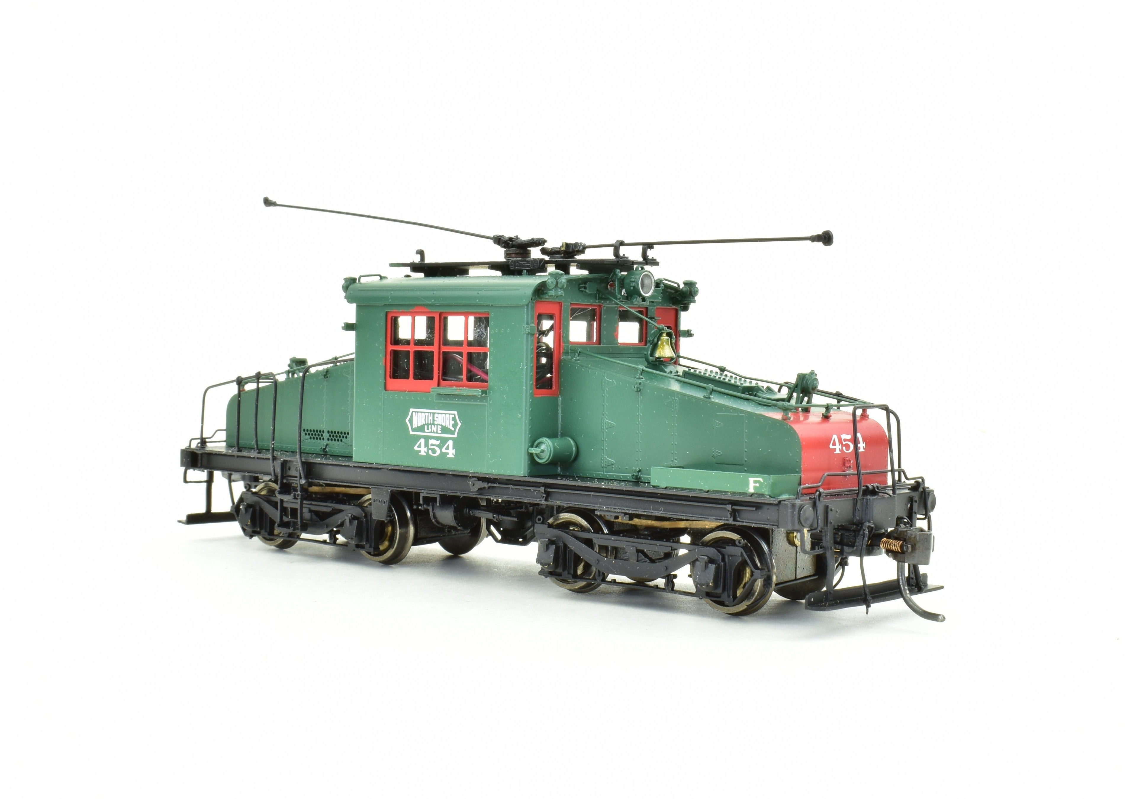 HO Scale Brass CNS&M North Shore Line GE - ALCO Steeple Cab Electric #454 FP Model
