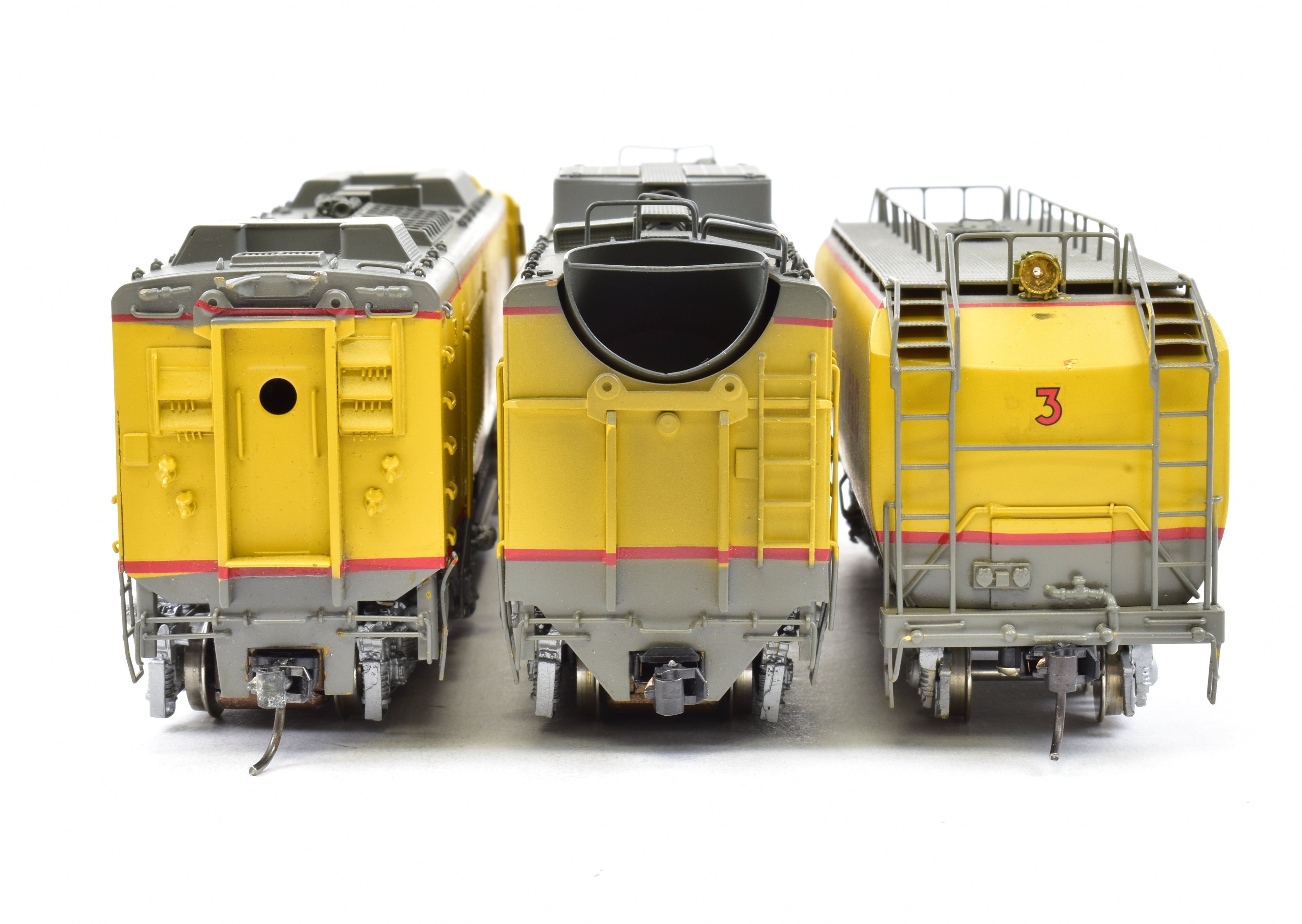 HO Scale Brass ALCO Union Pacific 3-Unit Gas Turbine Electric Model Train - Big Blow Variant with Custom Paint, DCC & Tsunami Sound