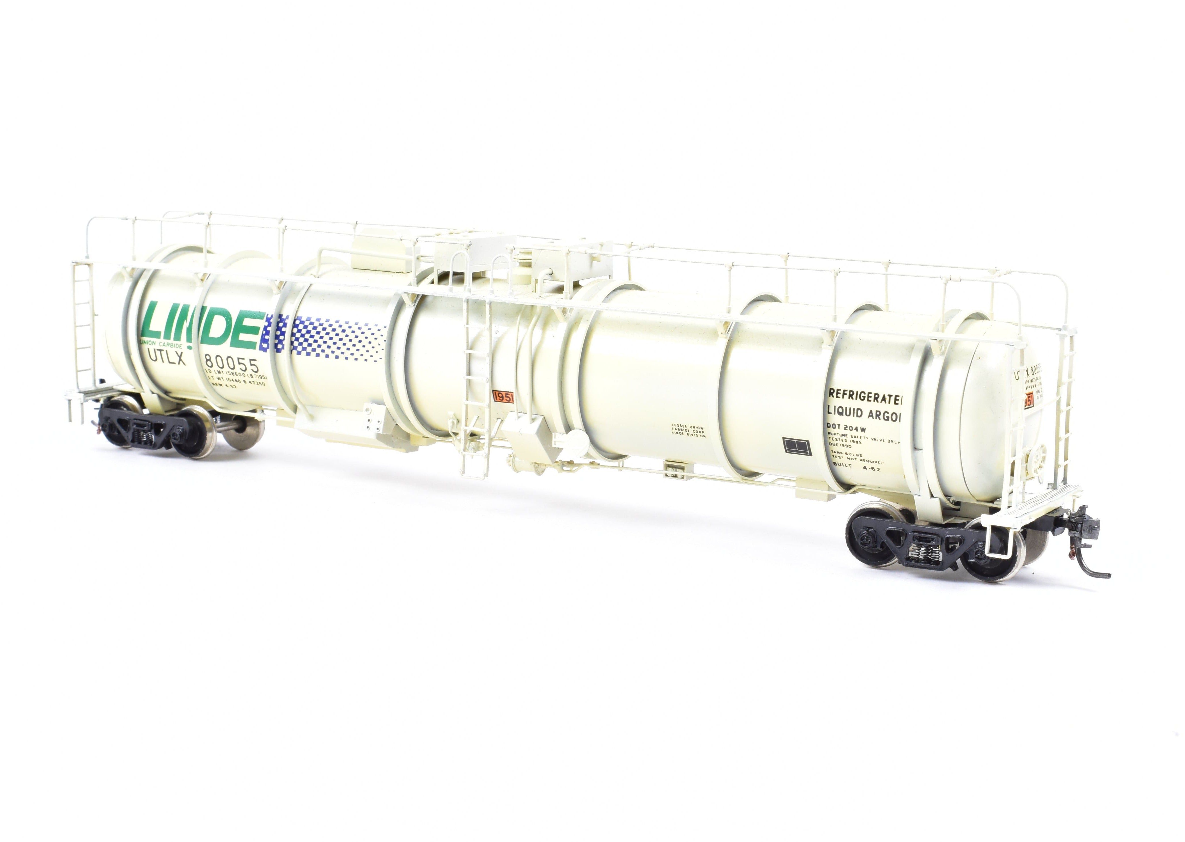 HO Brass OMI by Overland Models: Custom Painted Liquid Argon Tank #80055
