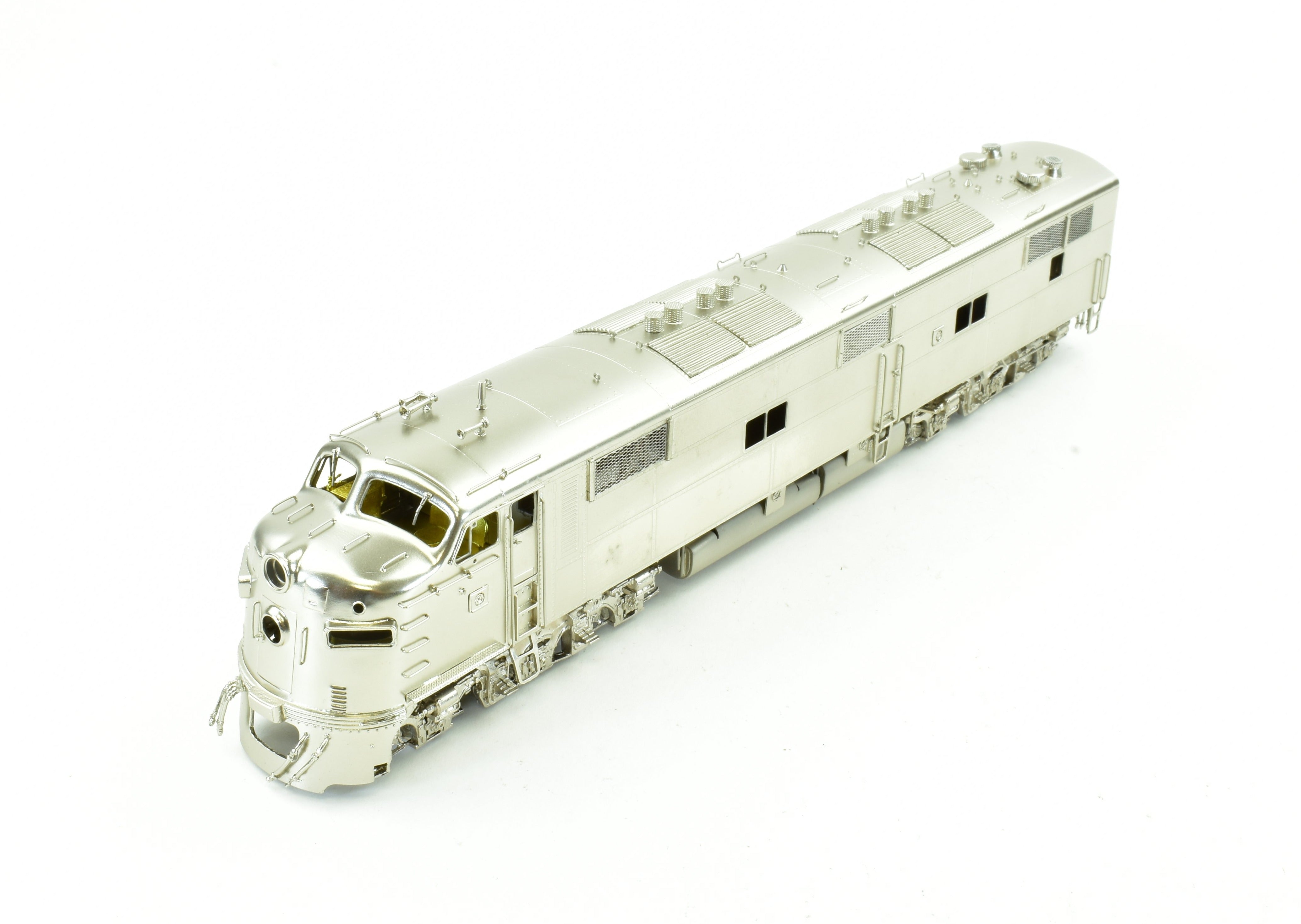 HO Scale Brass Model Train - Overland Models, Inc. CB&Q - Burlington Route EMD E7A Factory Plated Locomotive from 1966 Era