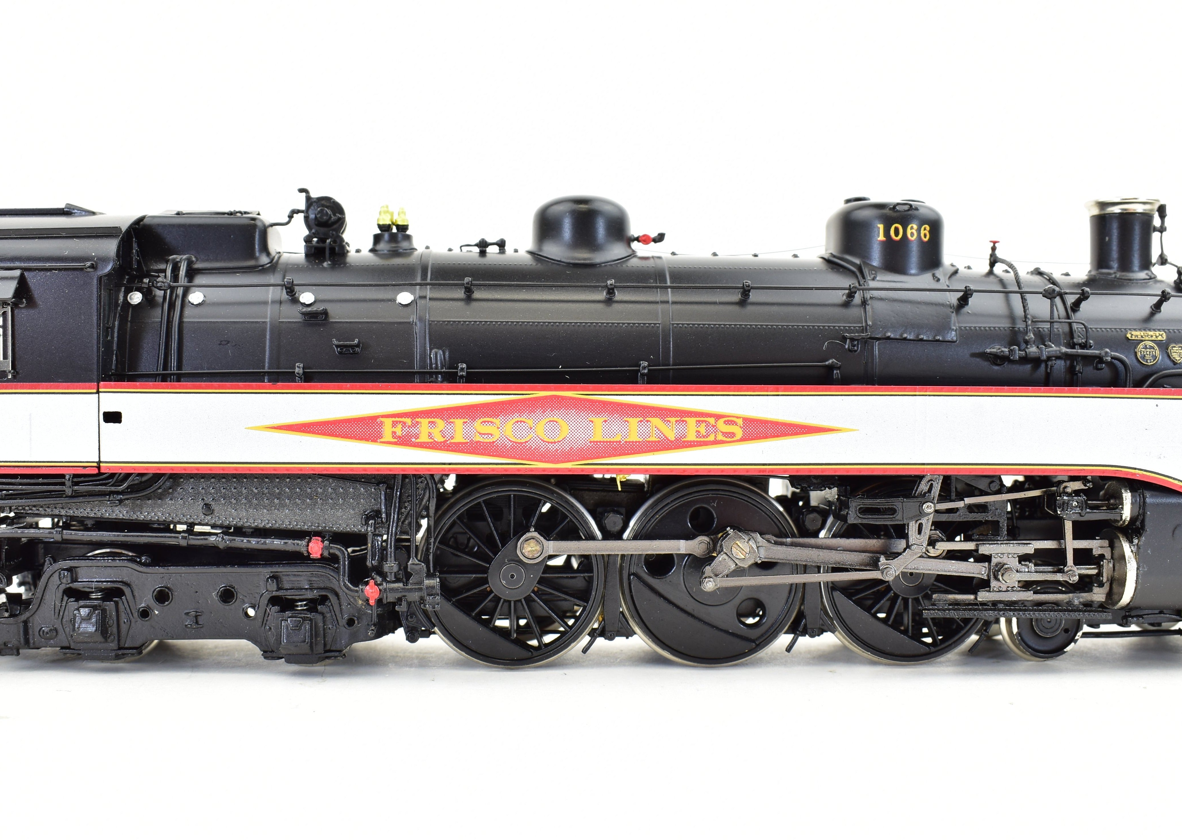 HO Scale Brass Precision Scale Co. Frisco 4-6-4 Hudson Locomotive Model Factory Painted with Precision Detail, Serial #1066